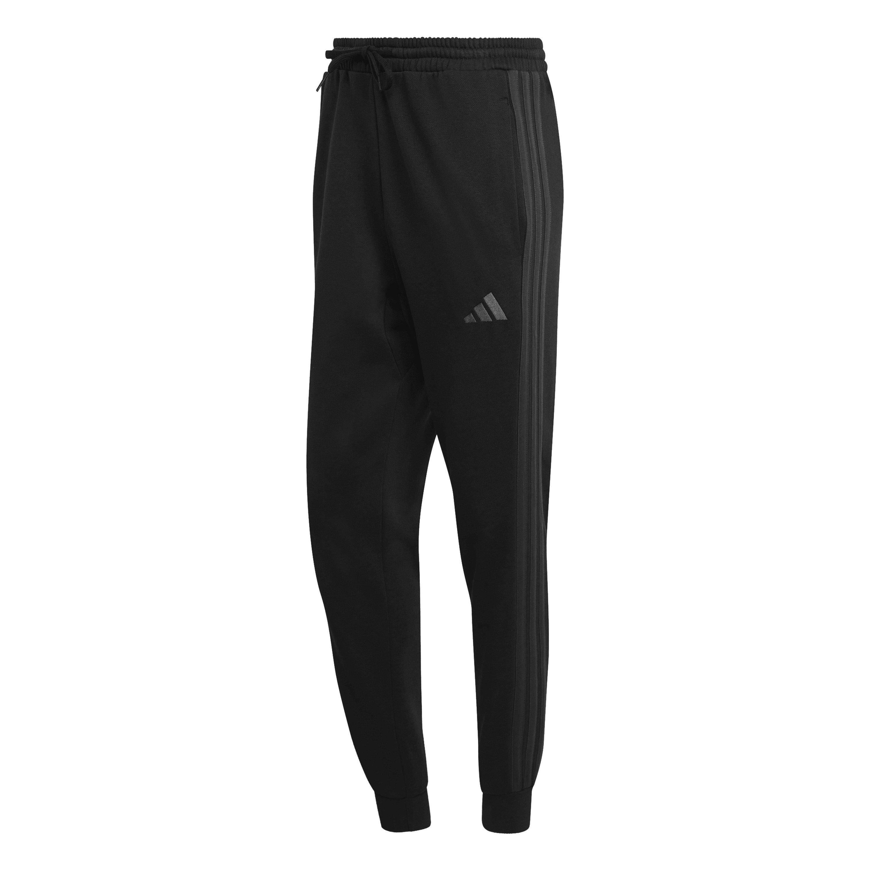 Fleece Tapered Cuff 3-Stripes Joggers