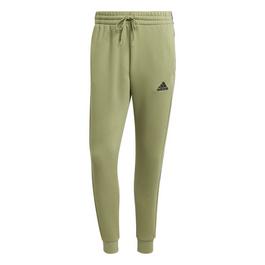 adidas Fleece Tapered Cuff 3-Stripes Joggers