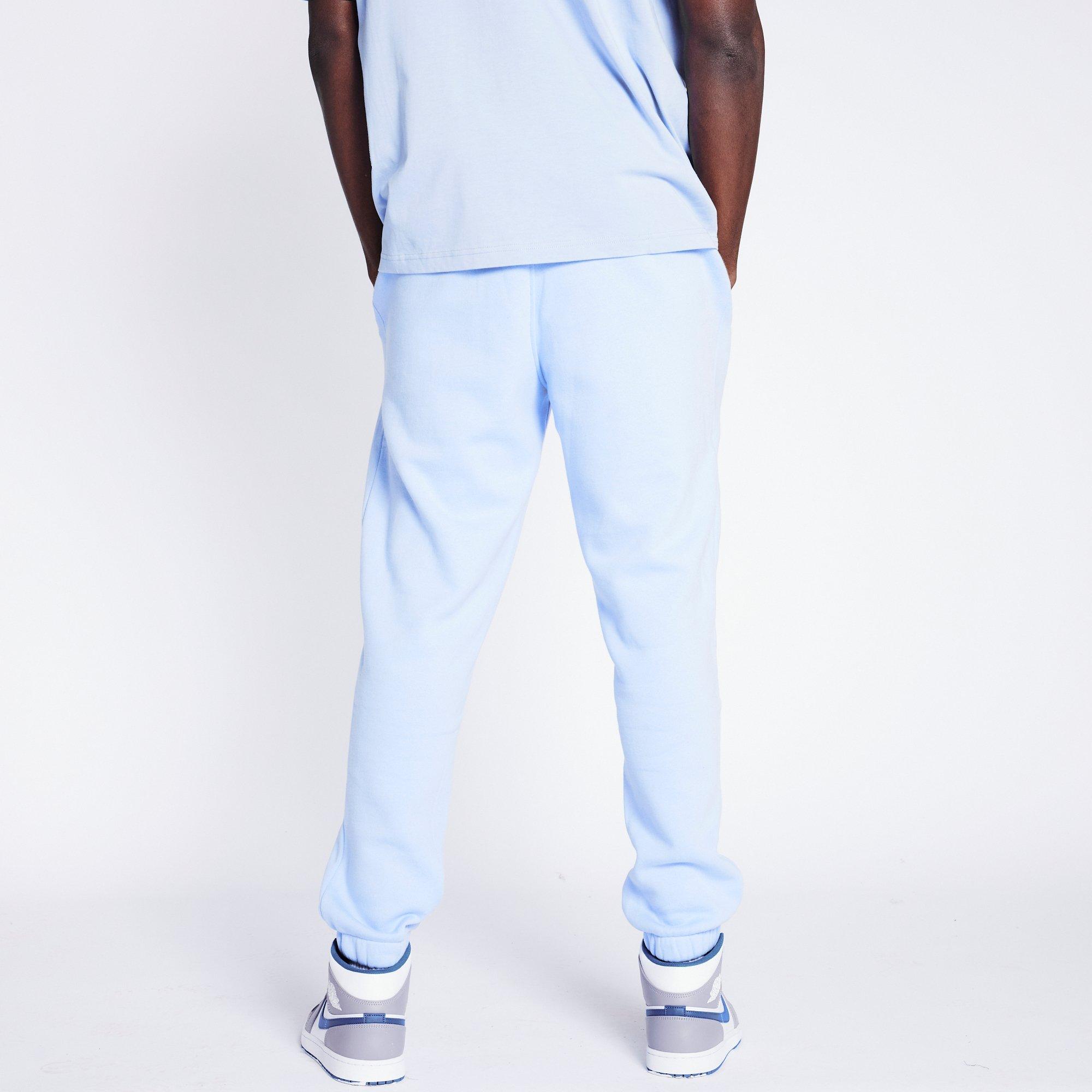 Dusty Blue - Blood Brother - Badged Closed Hem Fleece Jogger - 3