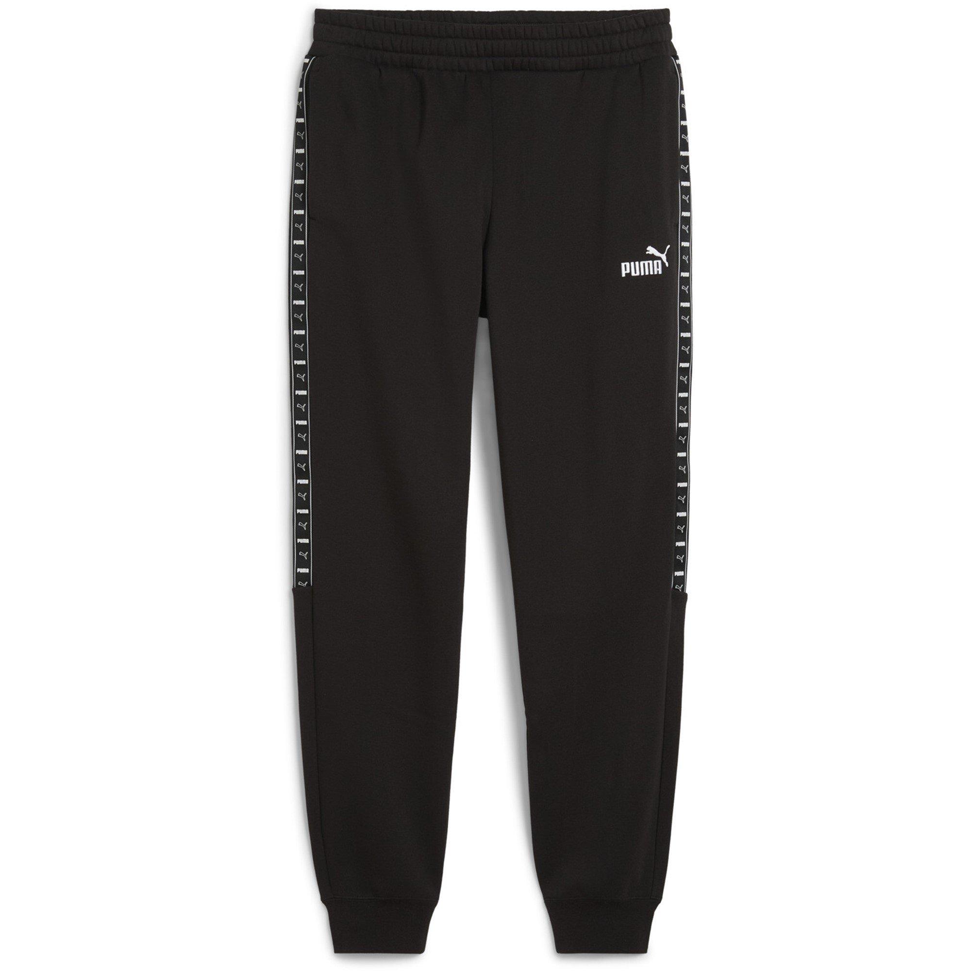 Puma Black - Puma - Men's Tape Closed Hem Fleece Joggers - 1