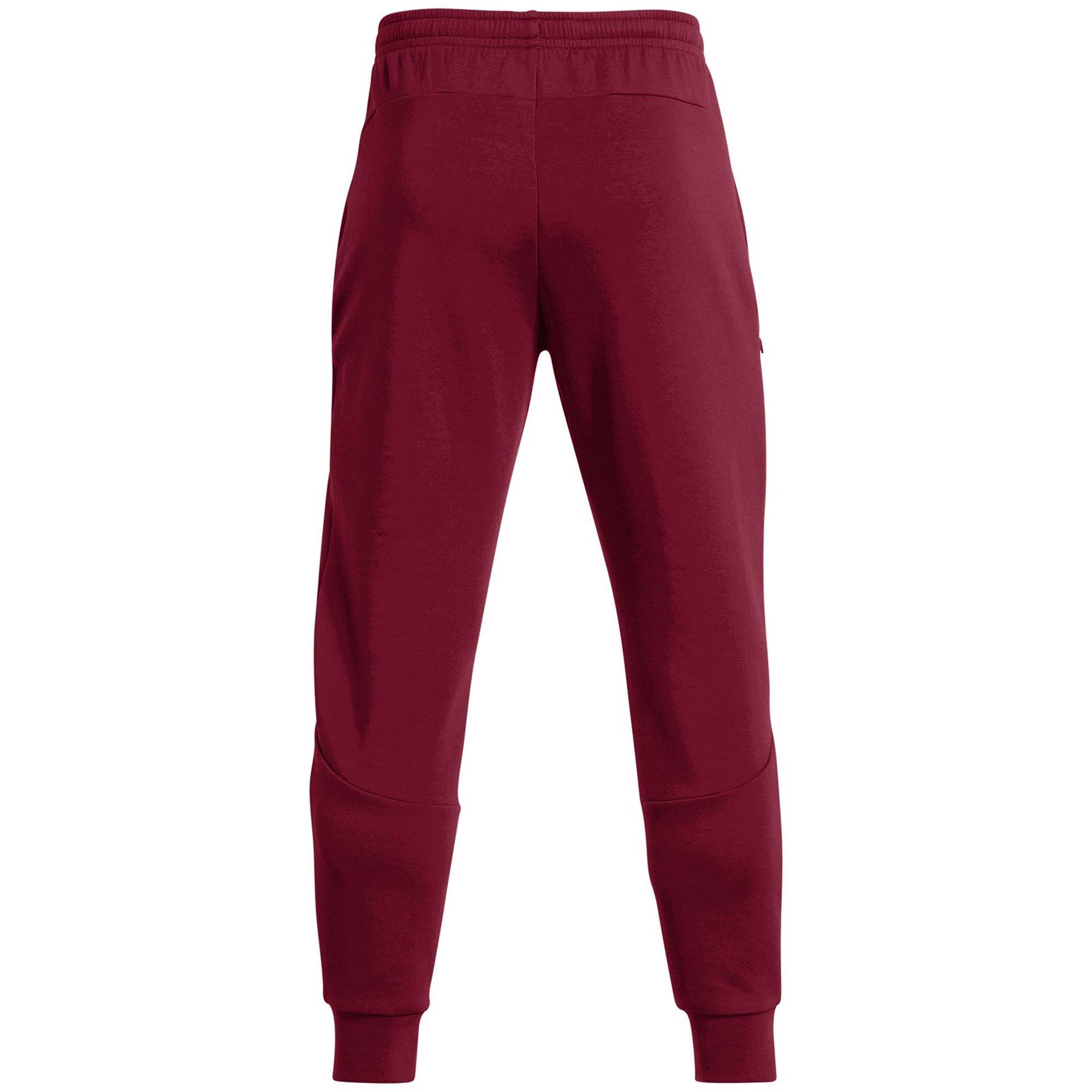 Red - Under Armour - Men's Unstoppable Closed Hem Fleece Joggers - 2
