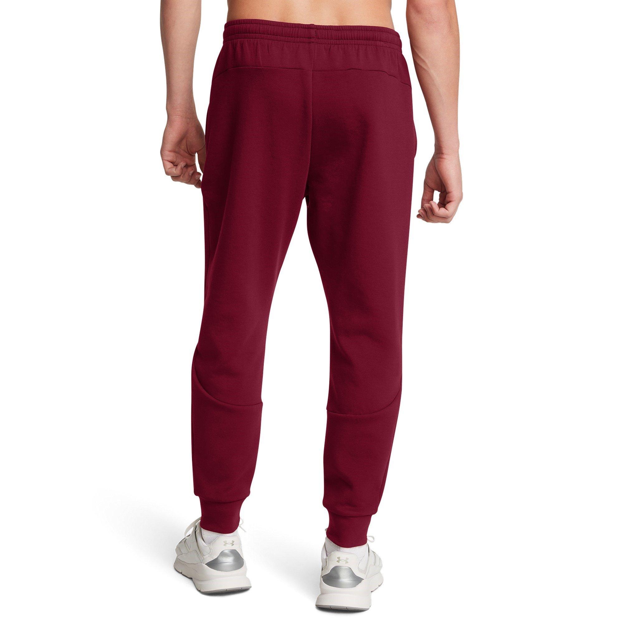 Red - Under Armour - Men's Unstoppable Closed Hem Fleece Joggers - 4