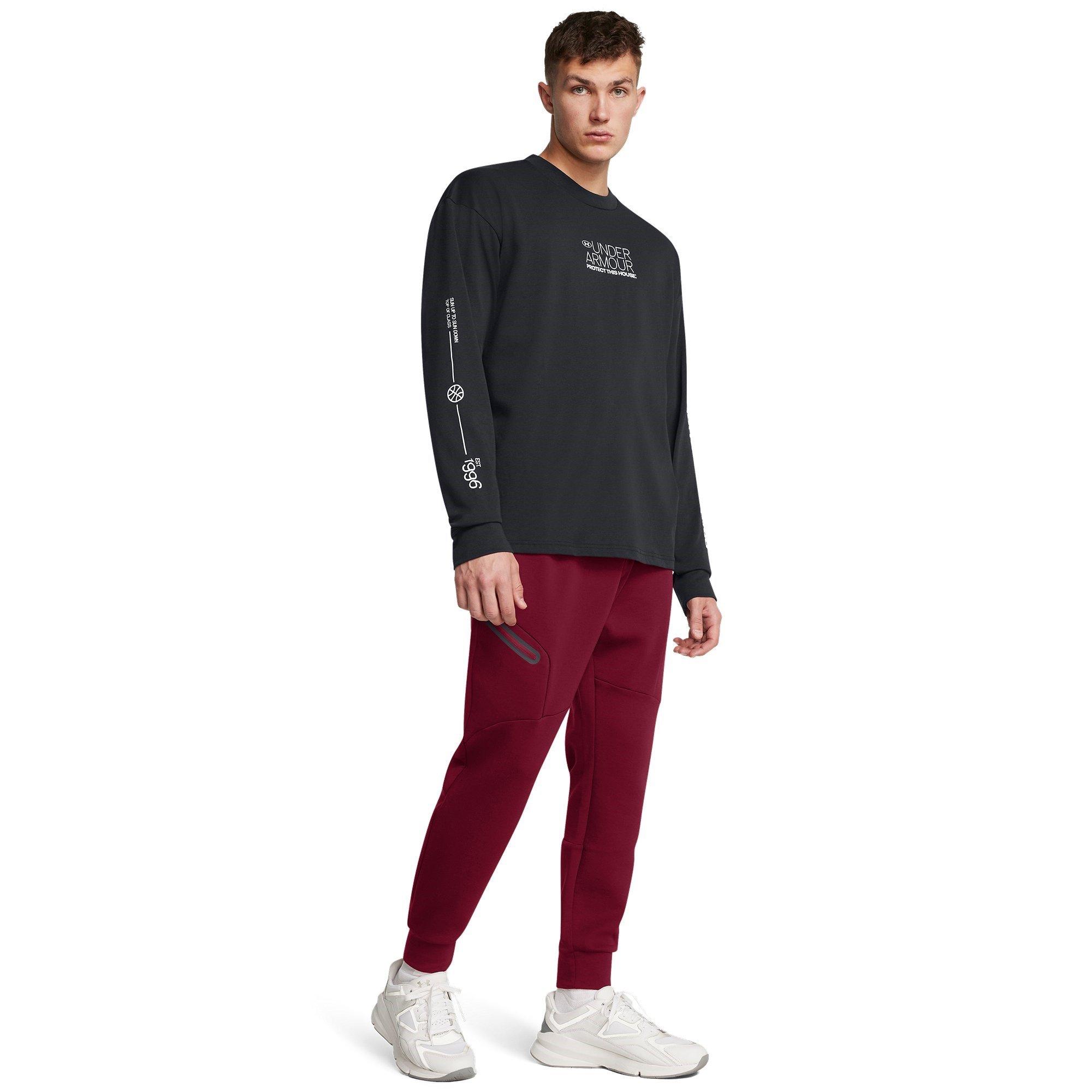 Red - Under Armour - Men's Unstoppable Closed Hem Fleece Joggers - 6