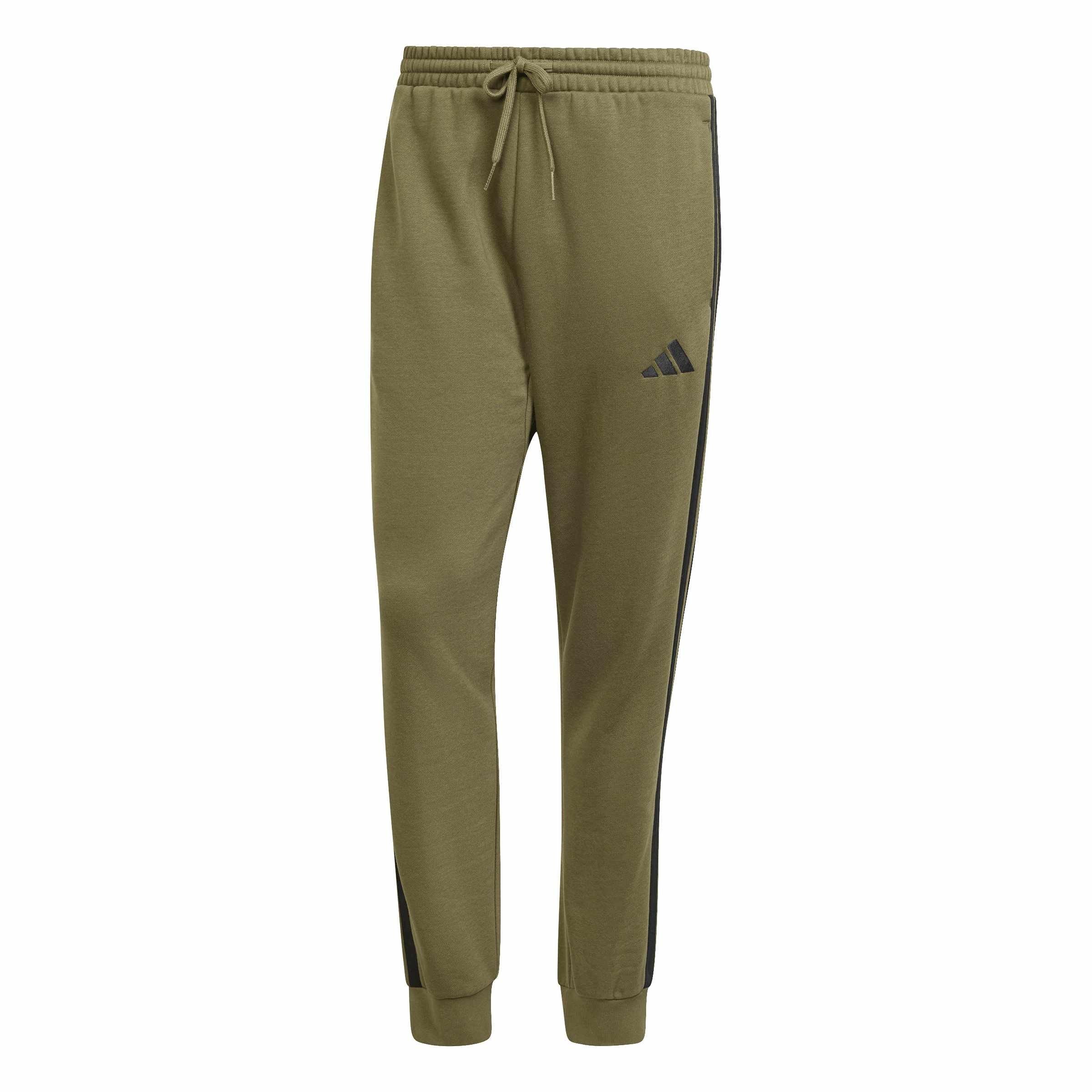 Olive Strata - adidas - Men's Fleece Joggers - 1