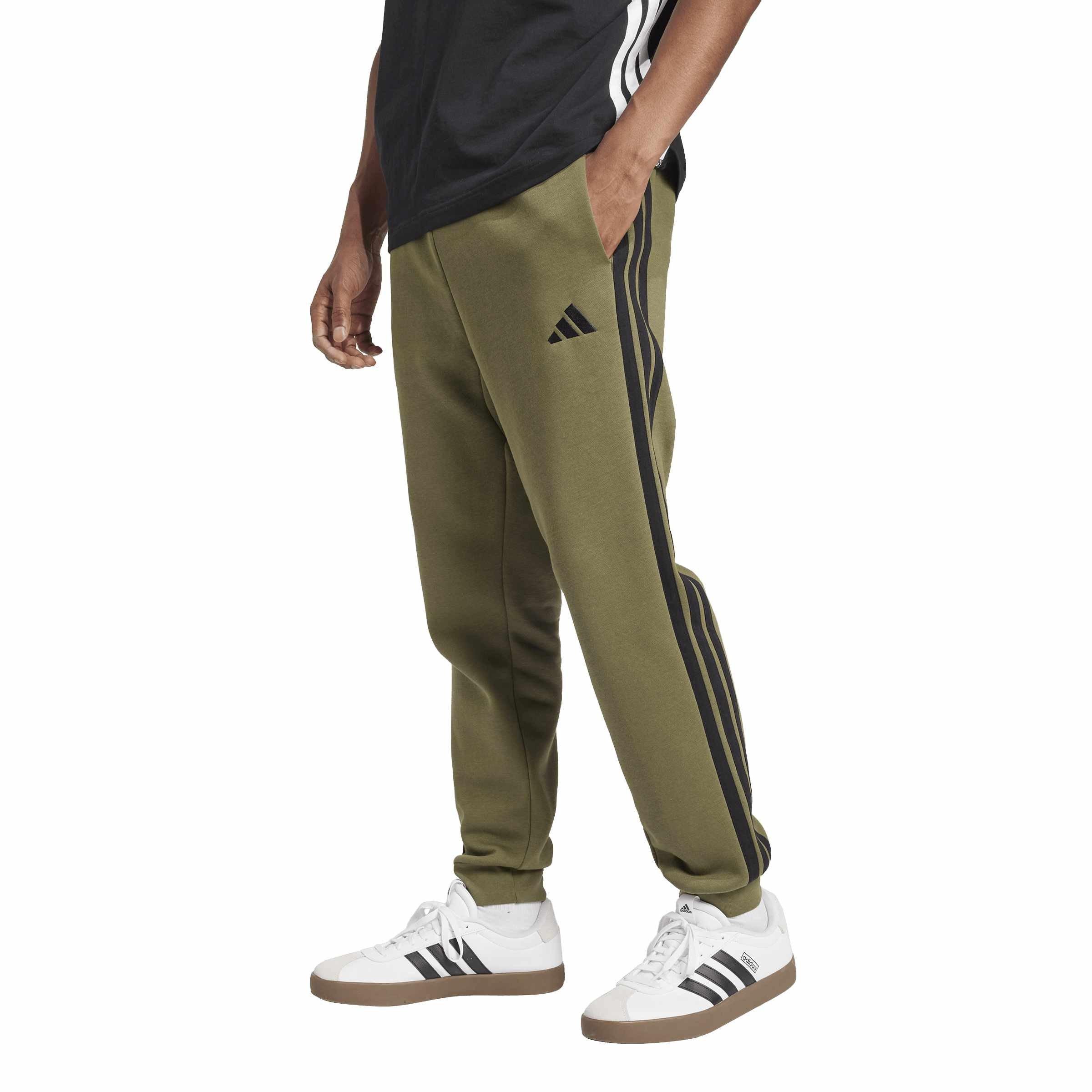 Olive Strata - adidas - Men's Fleece Joggers - 2