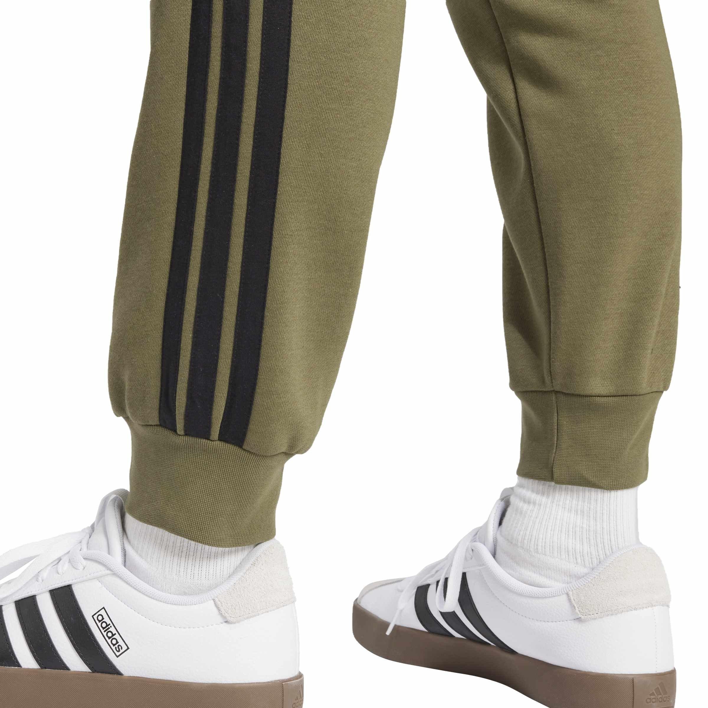 Olive Strata - adidas - Men's Fleece Joggers - 5