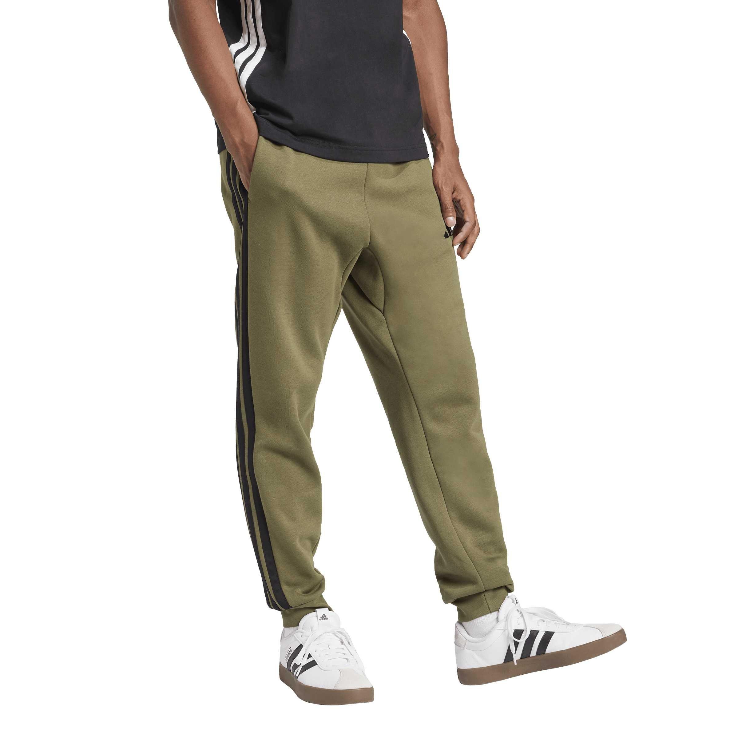 Olive Strata - adidas - Men's Fleece Joggers - 6