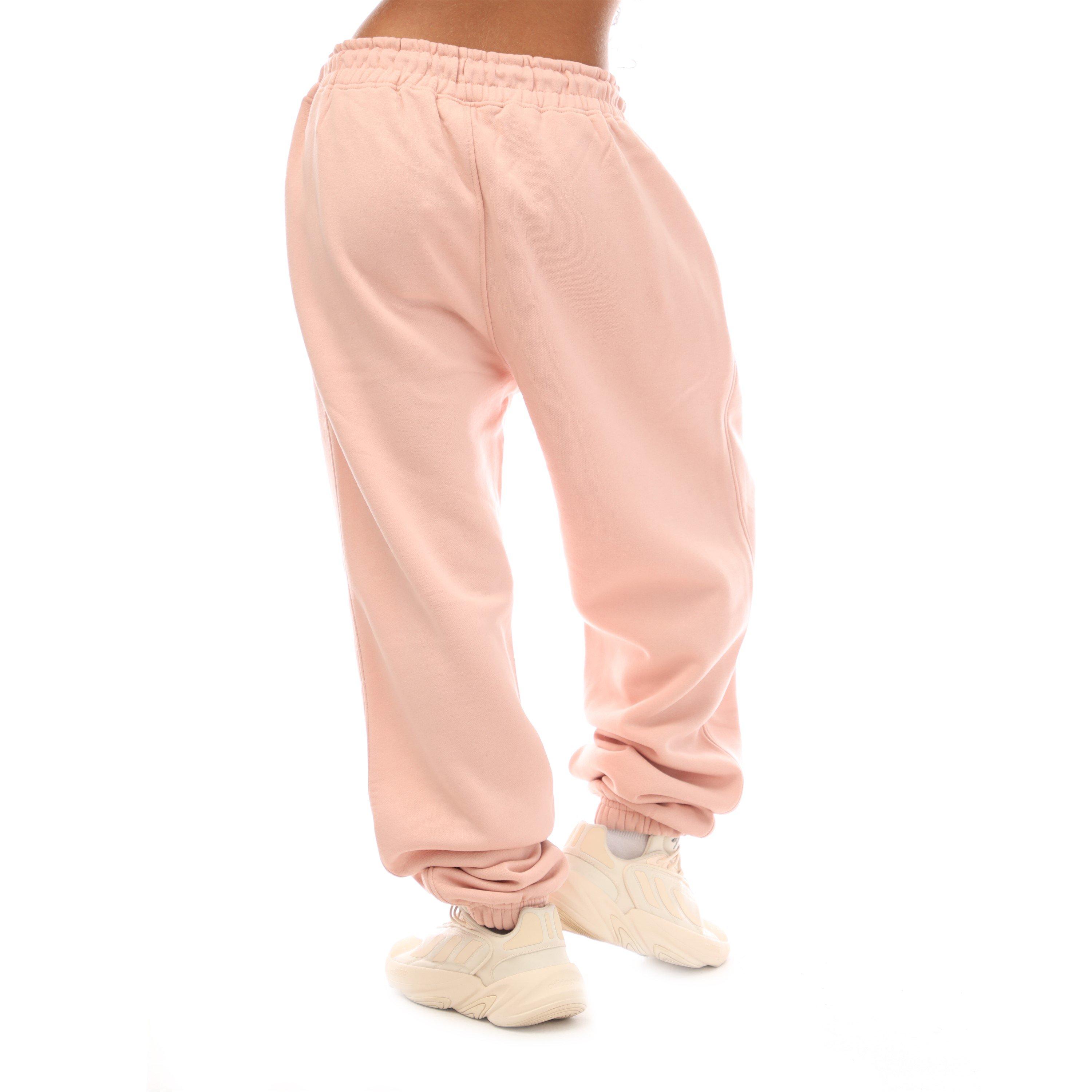 Pink - Hype - Unisex Adults Oversized Closed Hem Fleece Joggers - 5