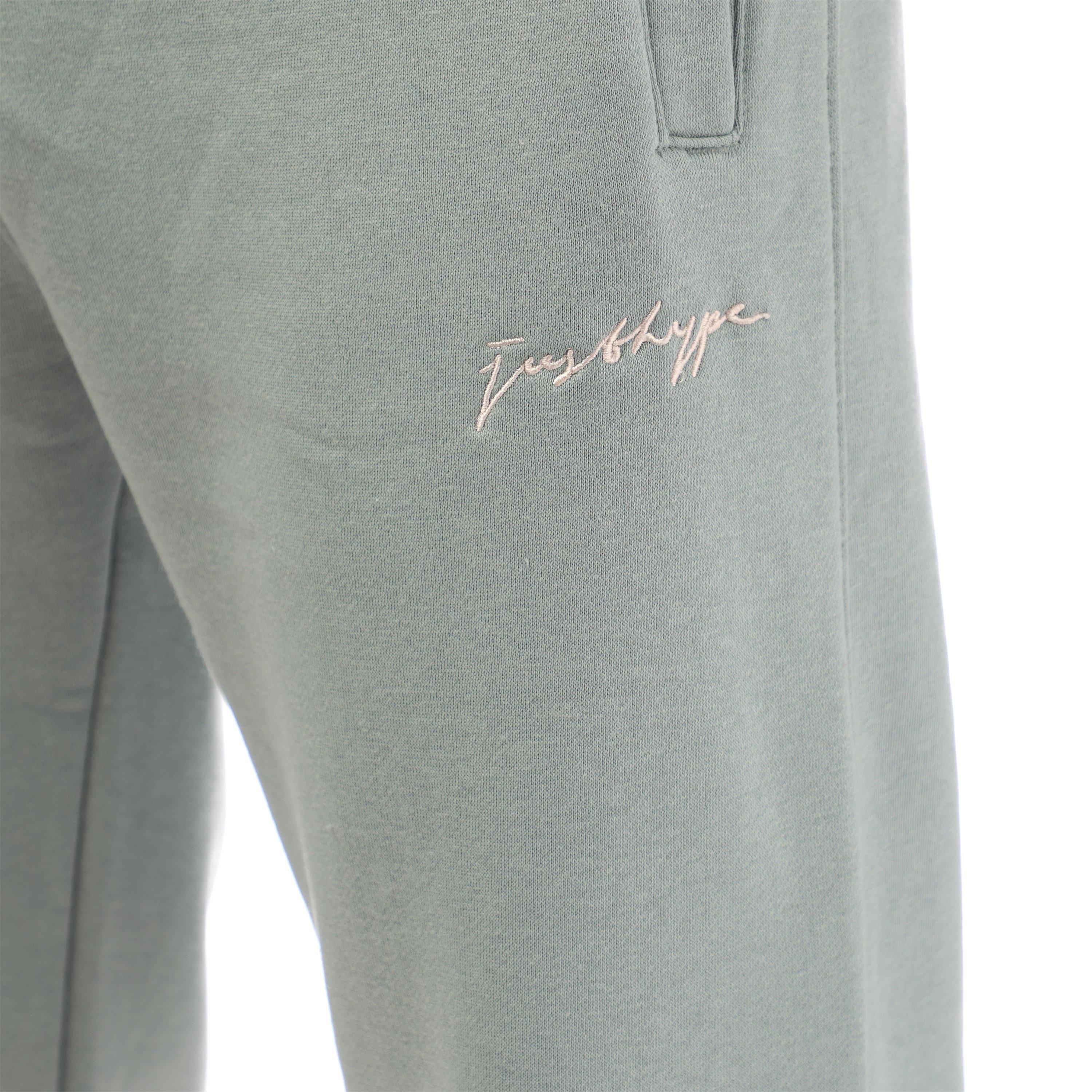 Moss - Hype - Adults Oversized Closed Hem Fleece Joggers - 3