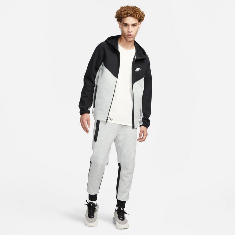 Gris foncé/Noir/Blanc - Nike - colour block hoodie in multi - 8