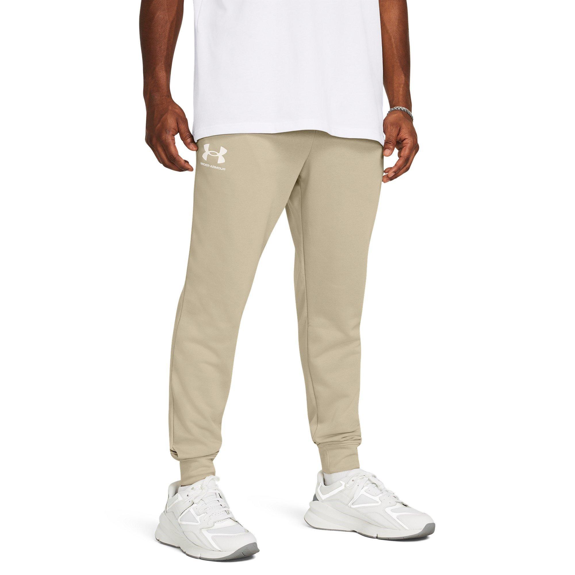 Khaki Base - Under Armour - Rival Terry Closed Hem Fleece Joggers - 5