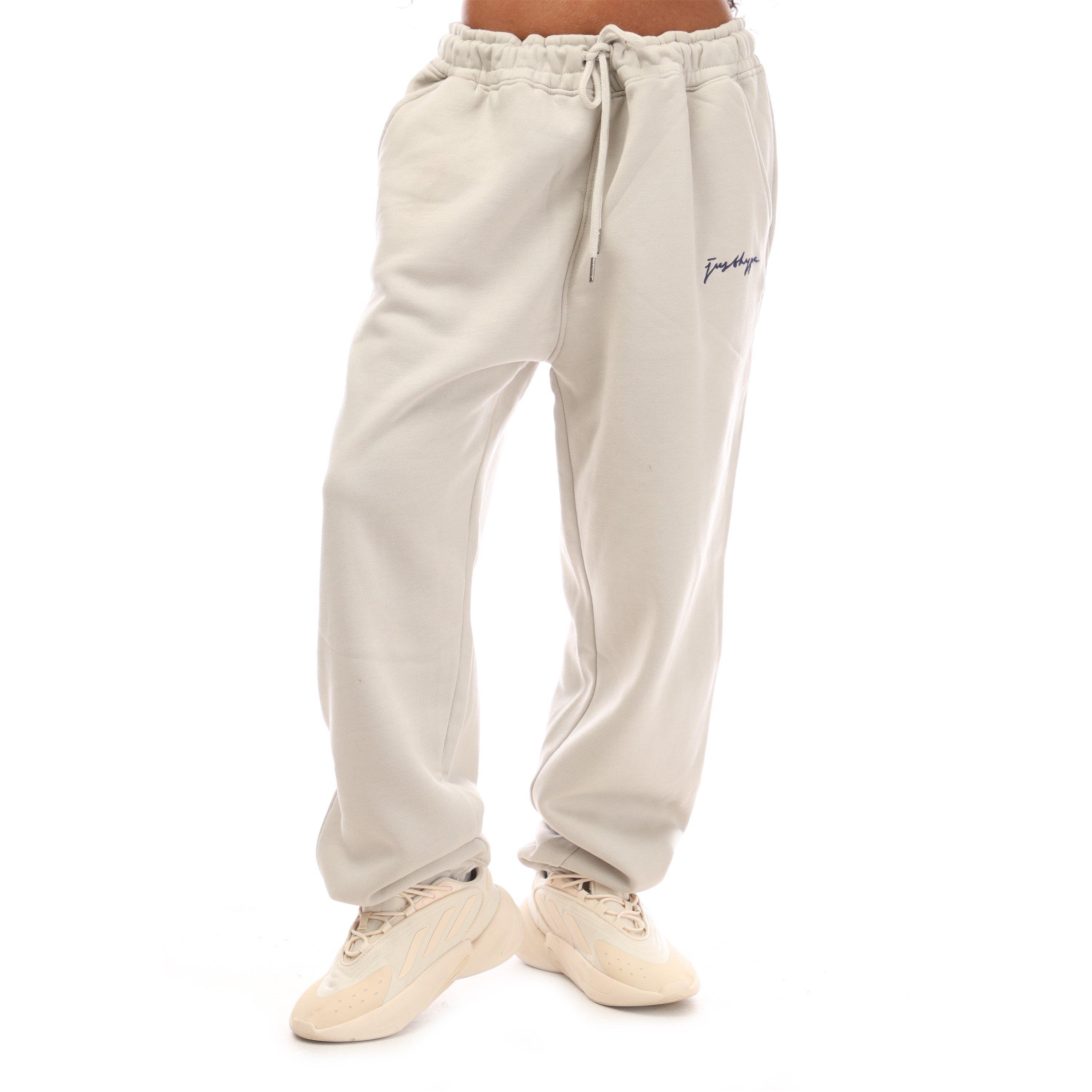 Gris - Hype - Unisex Adults Closed Hem Fleece Joggers - 4