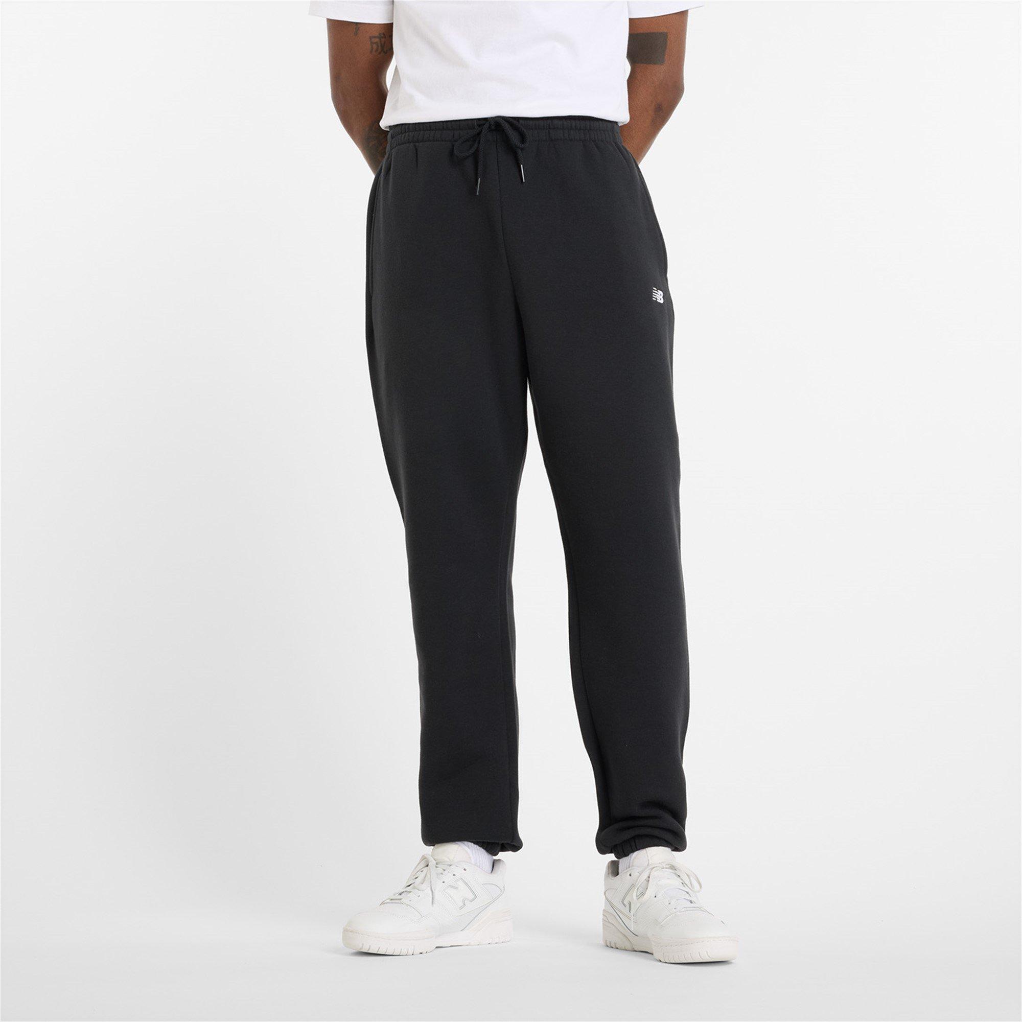 Black - New Balance - Men's Closed Hem Fleece Joggers - 1