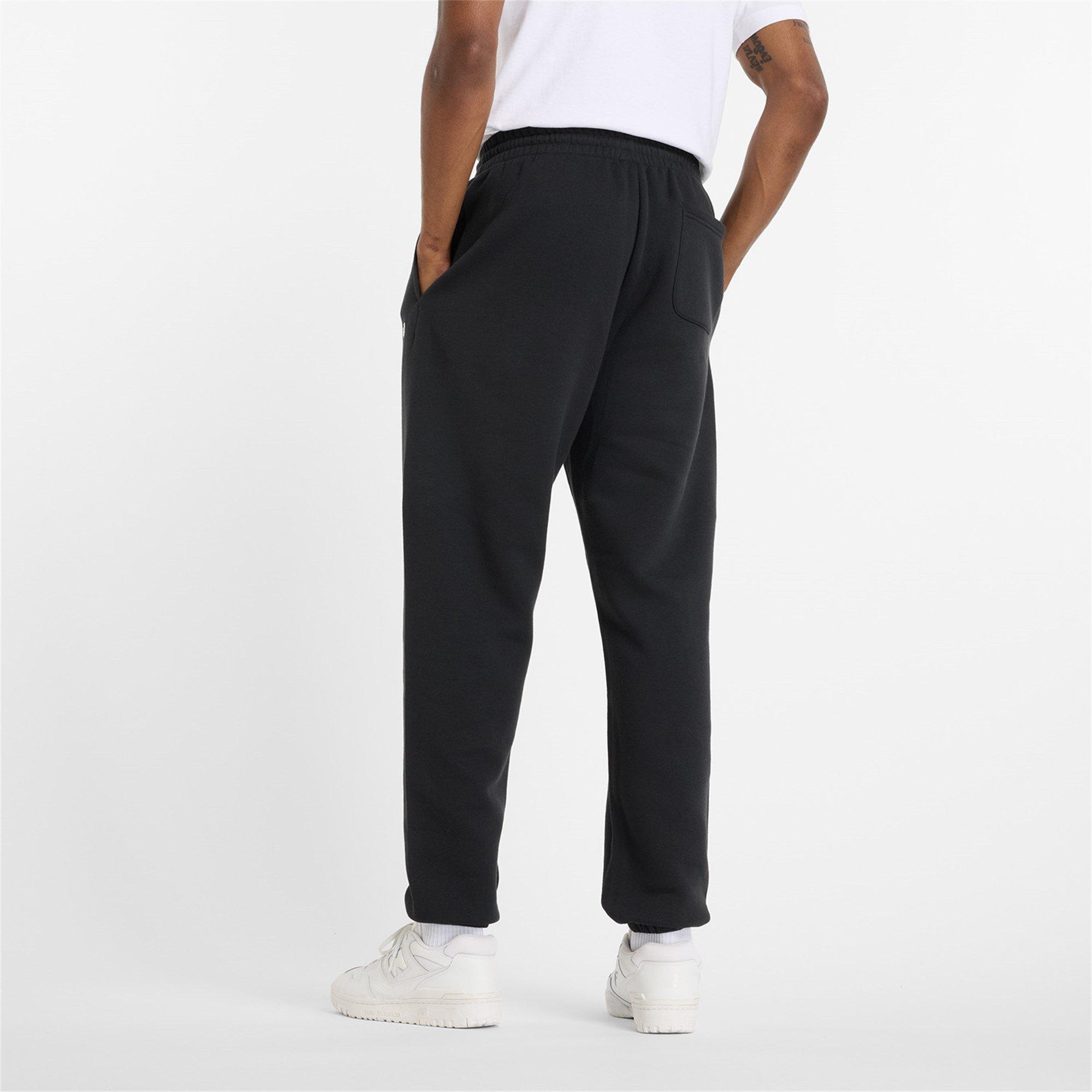 Black - New Balance - Closed Hem Fleece Joggers - 3