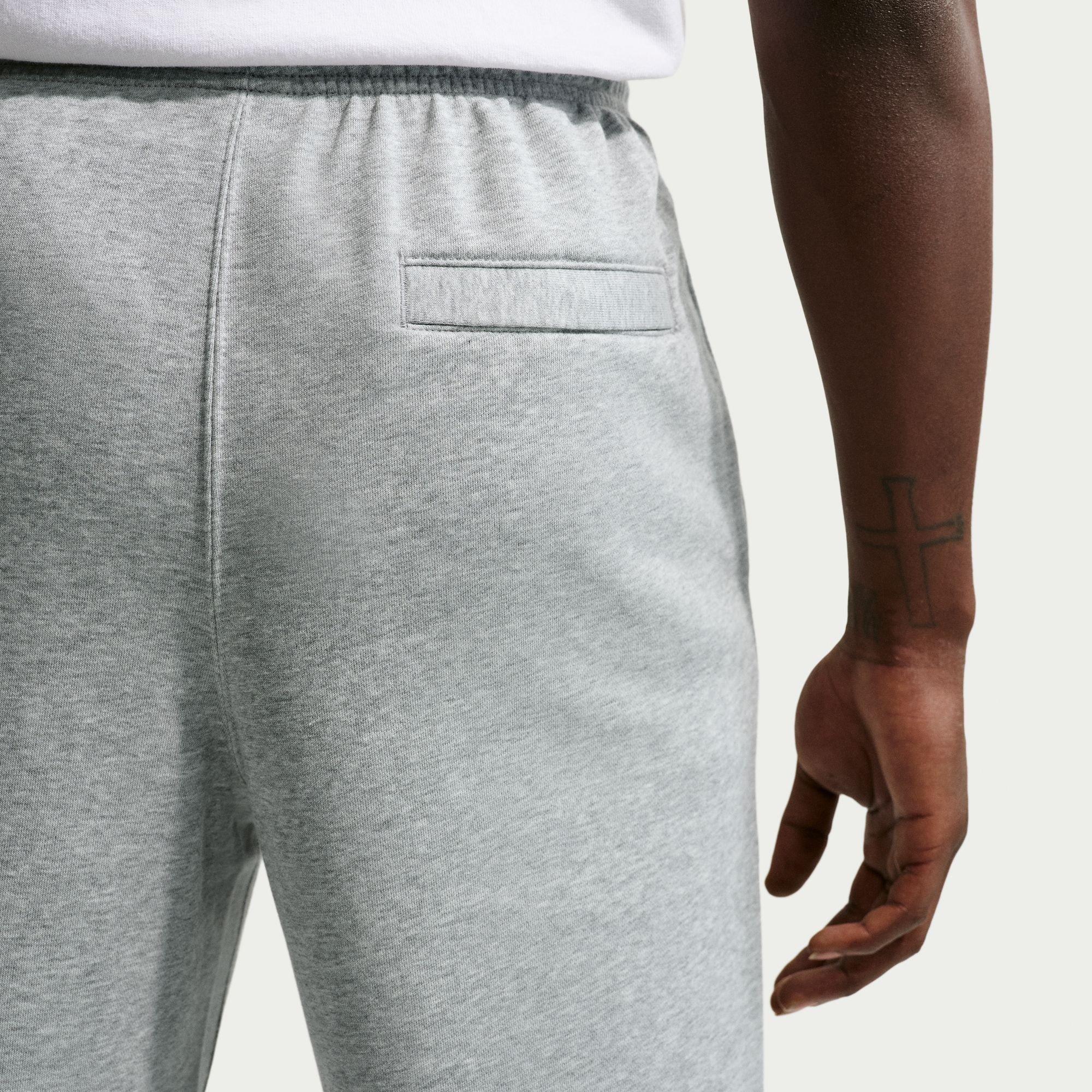 Cinzento Escuro Mesclado - Nike - Men's Closed Hem Fleece Joggers - 2