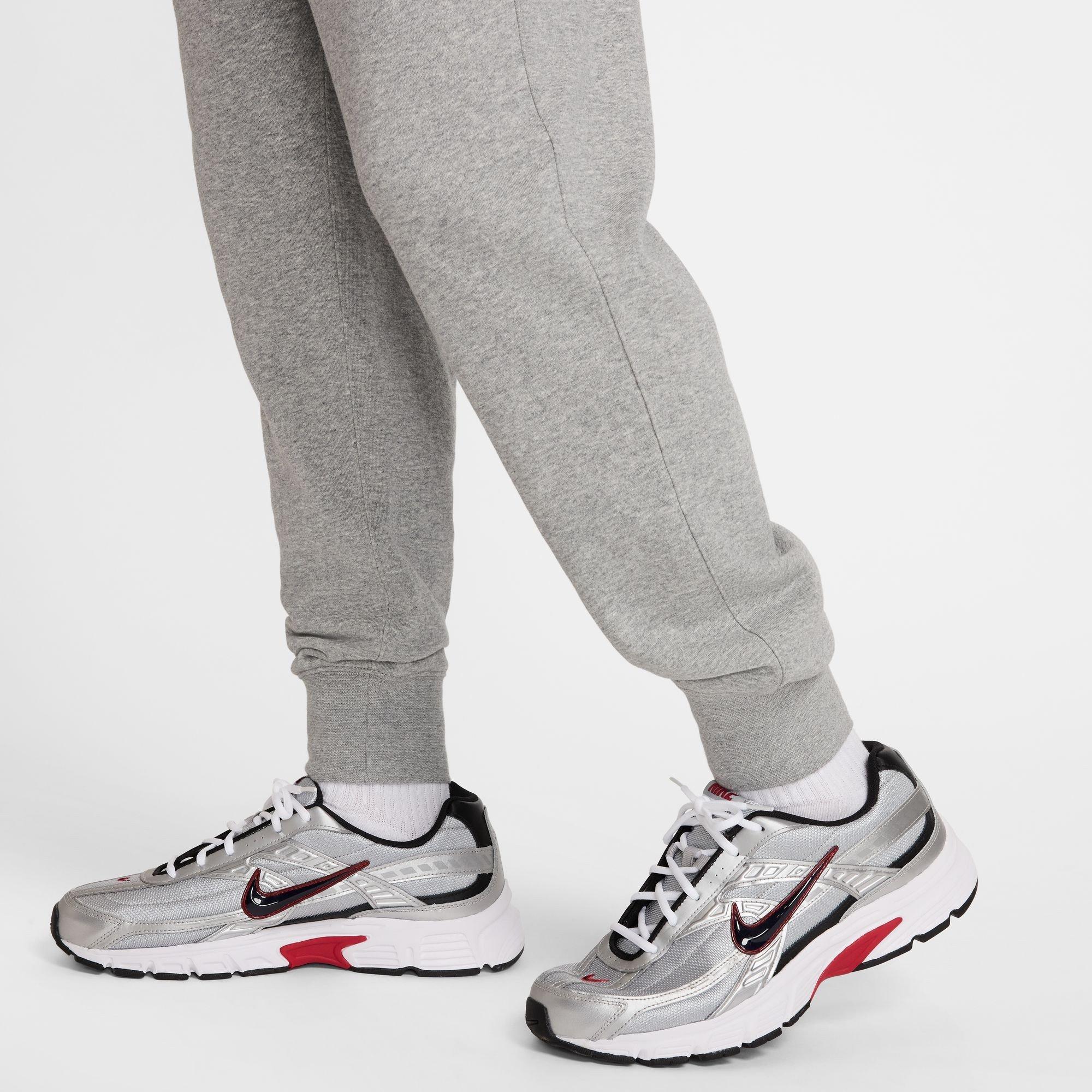 Cinzento Escuro Mesclado - Nike - Men's Closed Hem Fleece Joggers - 5