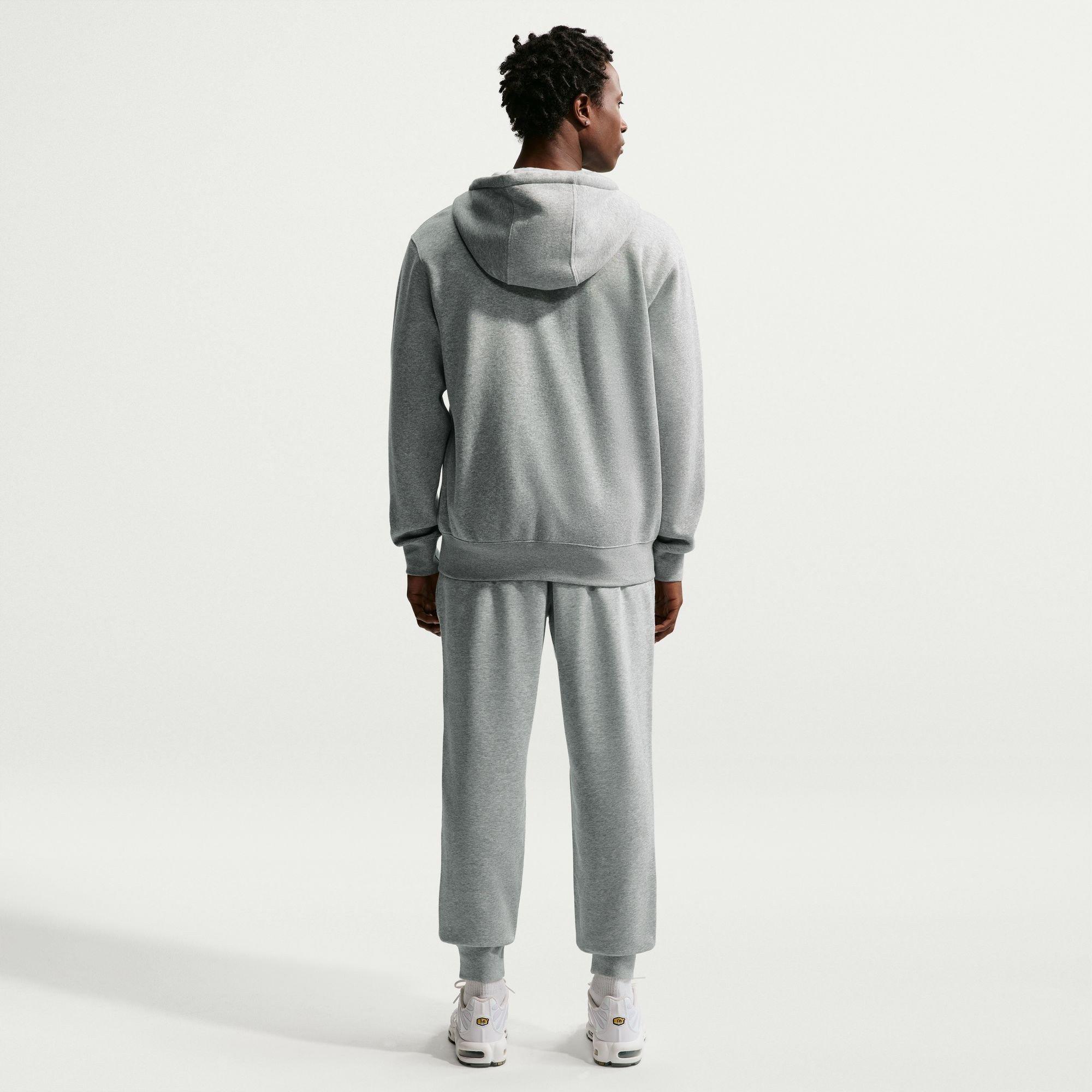 Cinzento Escuro Mesclado - Nike - Men's Closed Hem Fleece Joggers - 7