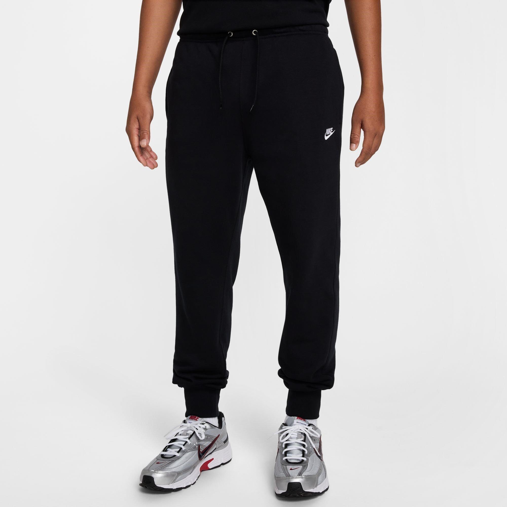 Sort/Sort/Hvid - Nike - Men's Closed Hem Fleece Joggers - 1