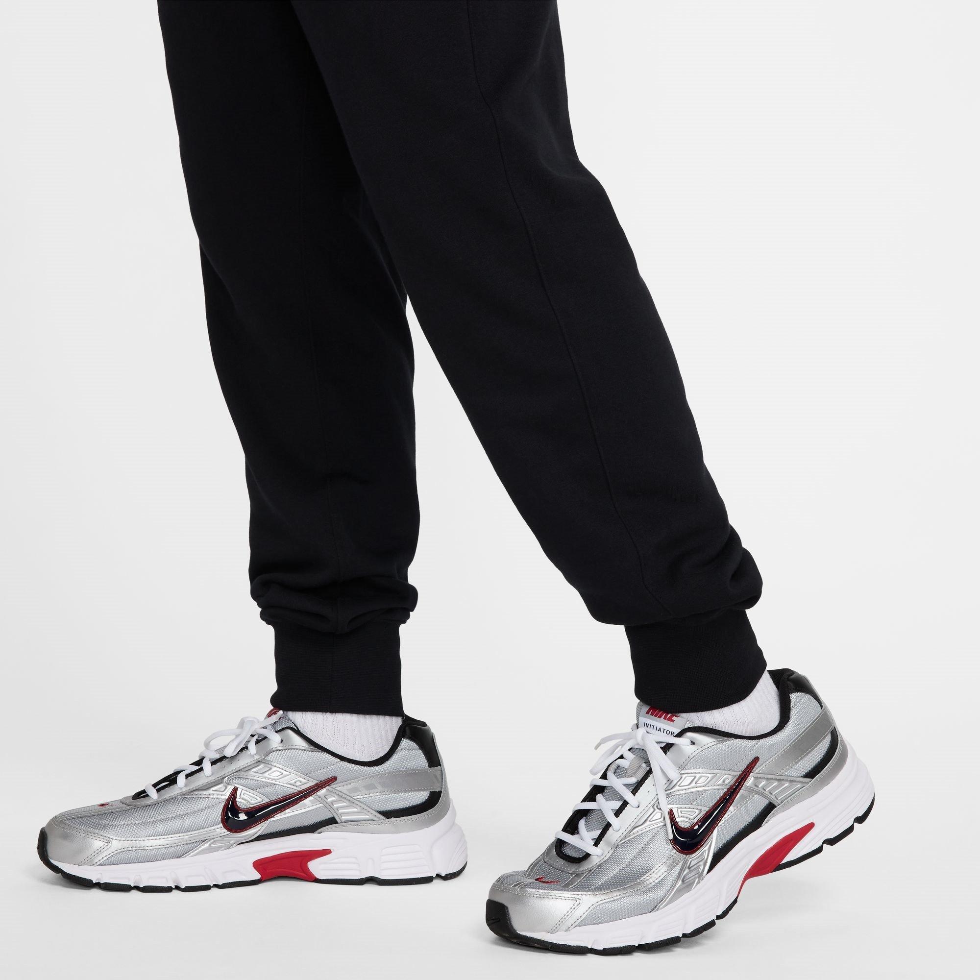 Sort/Sort/Hvid - Nike - Men's Closed Hem Fleece Joggers - 5