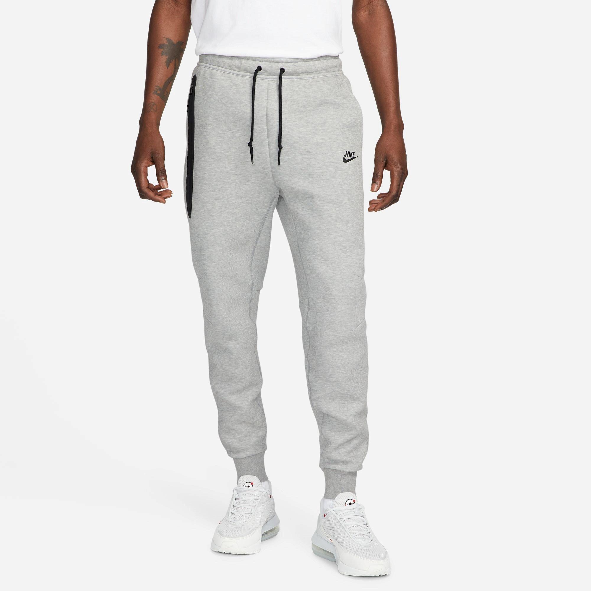 Mens grey nike tech fleece pants on sale