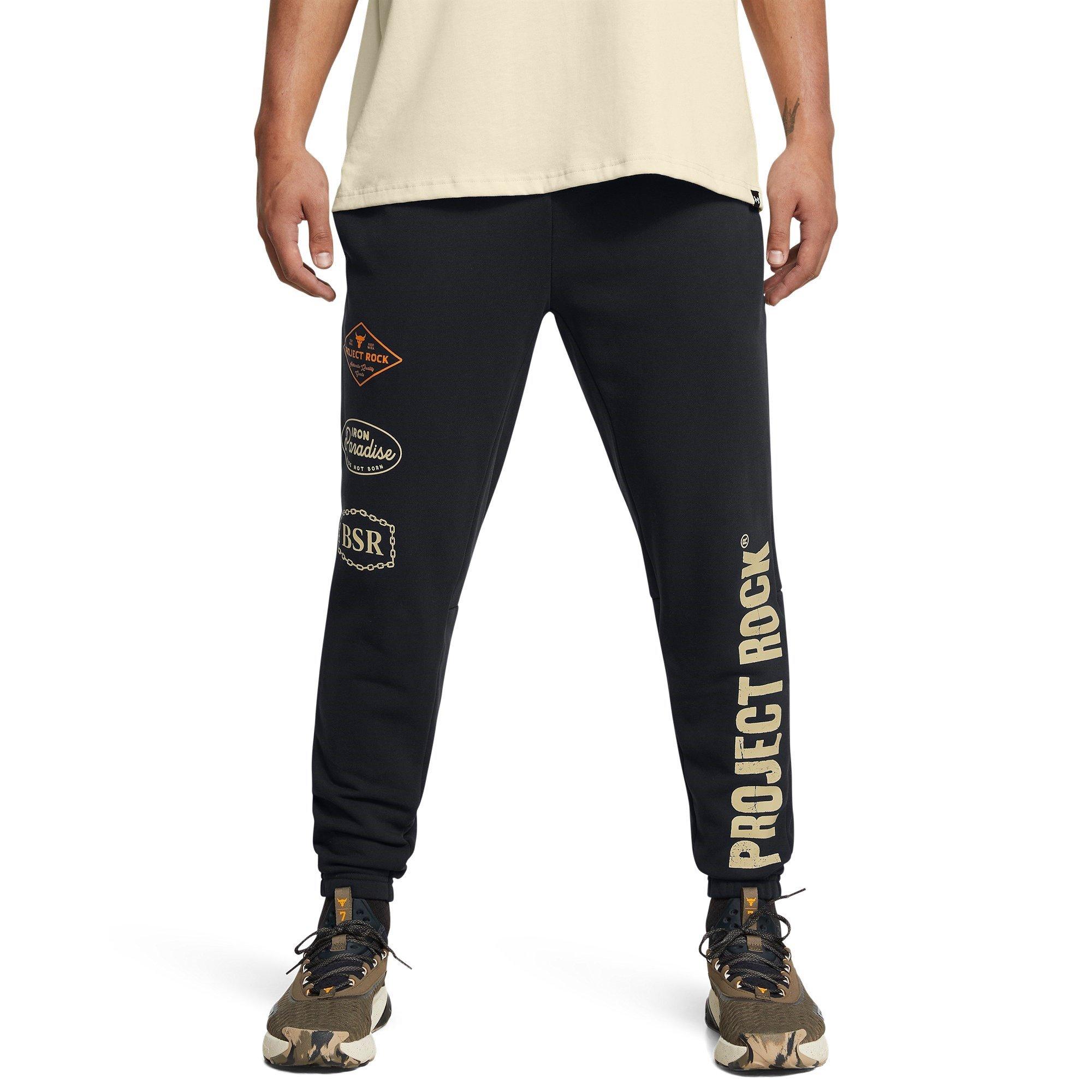 Black - Under Armour - Men's Closed Hem Fleece Joggers - 2