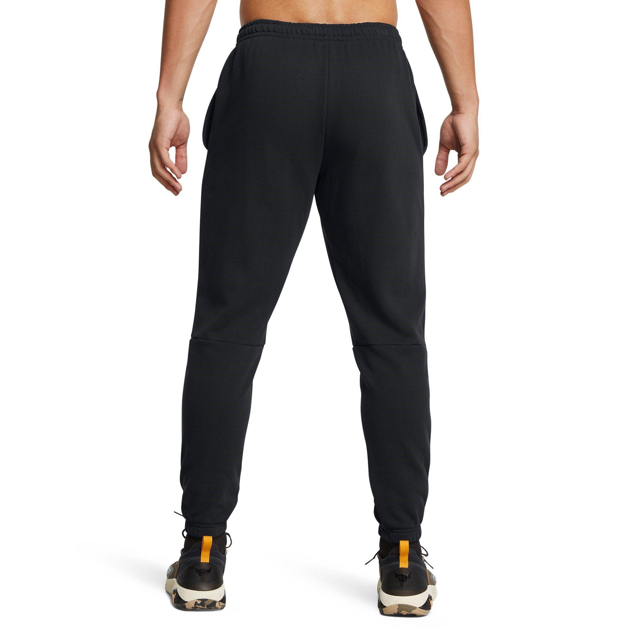 Black - Under Armour - Men's Closed Hem Fleece Joggers - 3