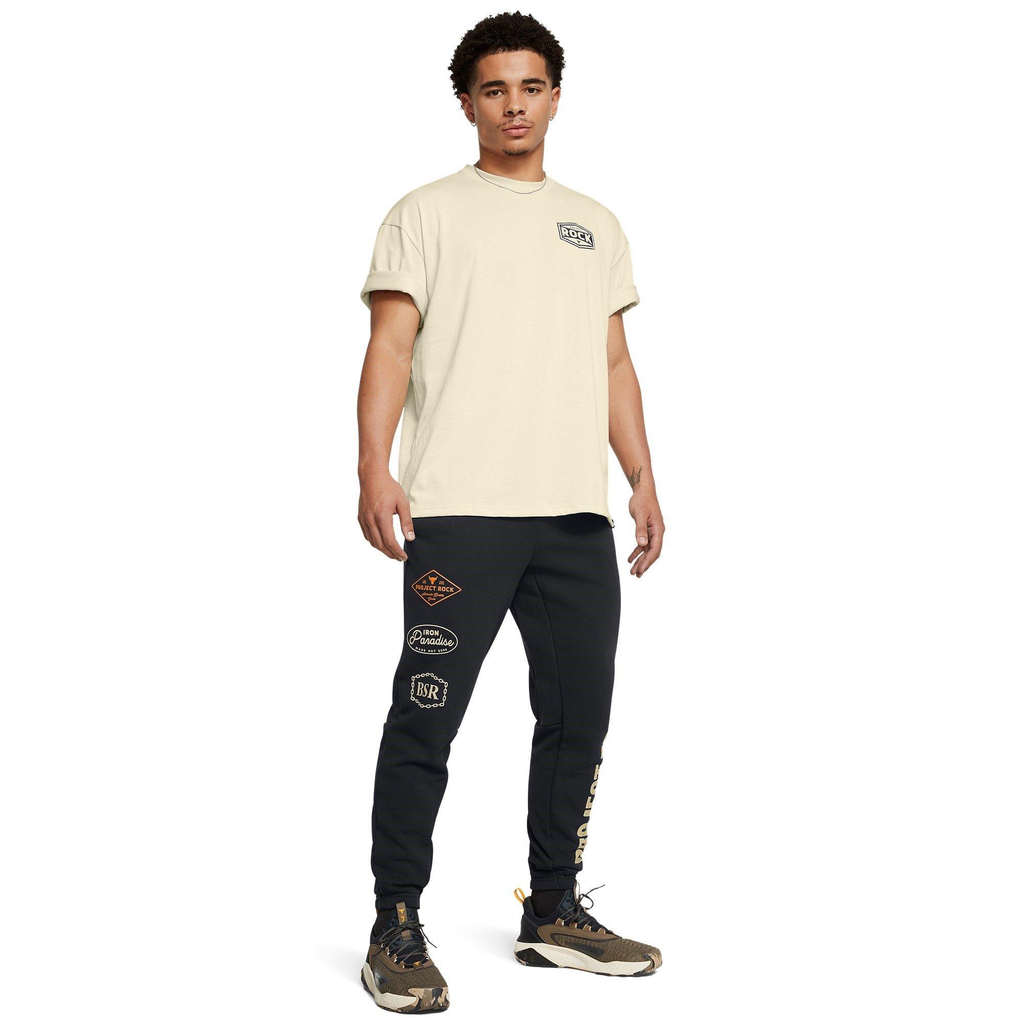 Black - Under Armour - Men's Closed Hem Fleece Joggers - 4