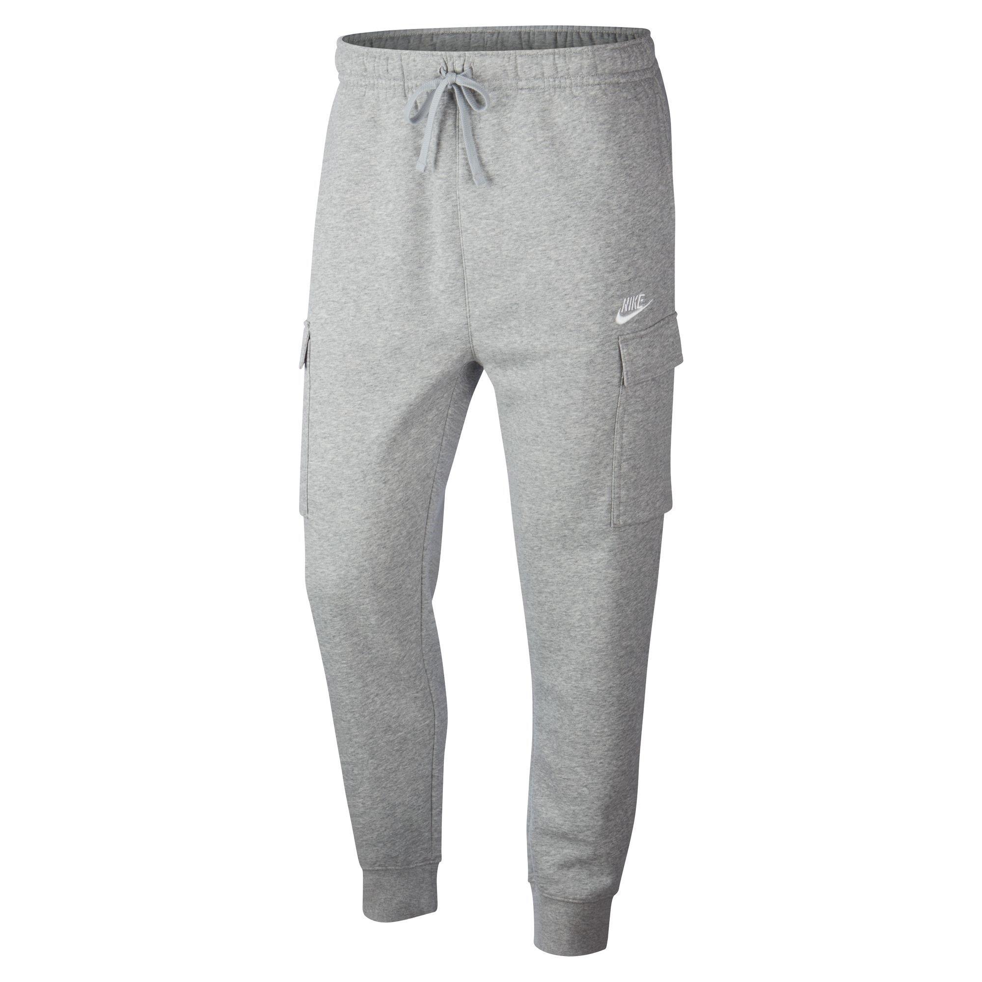 nike black fleece sportswear club cargo pants