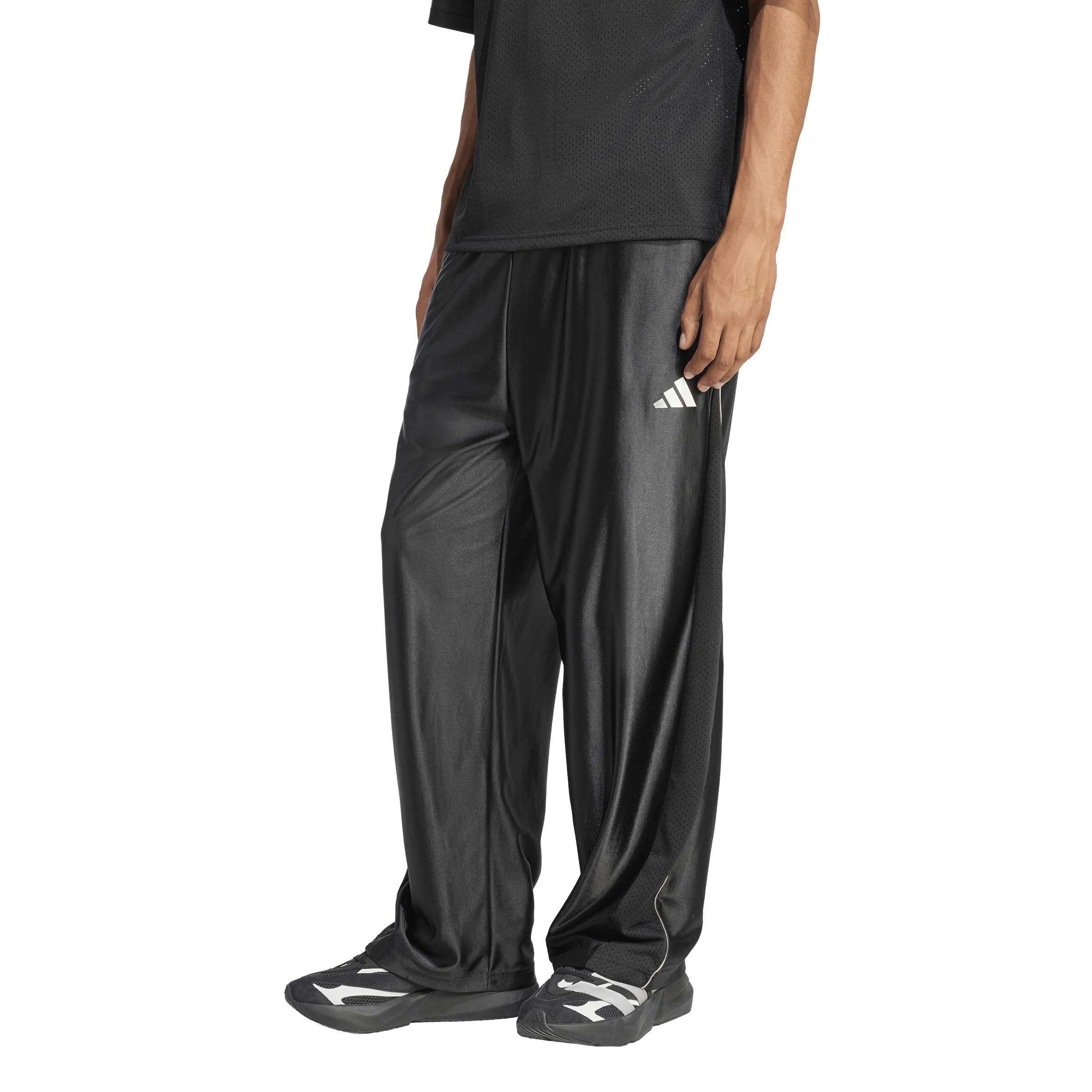 Black/Crystal L - adidas - Men's Closed Hem Fleece Joggers - 2