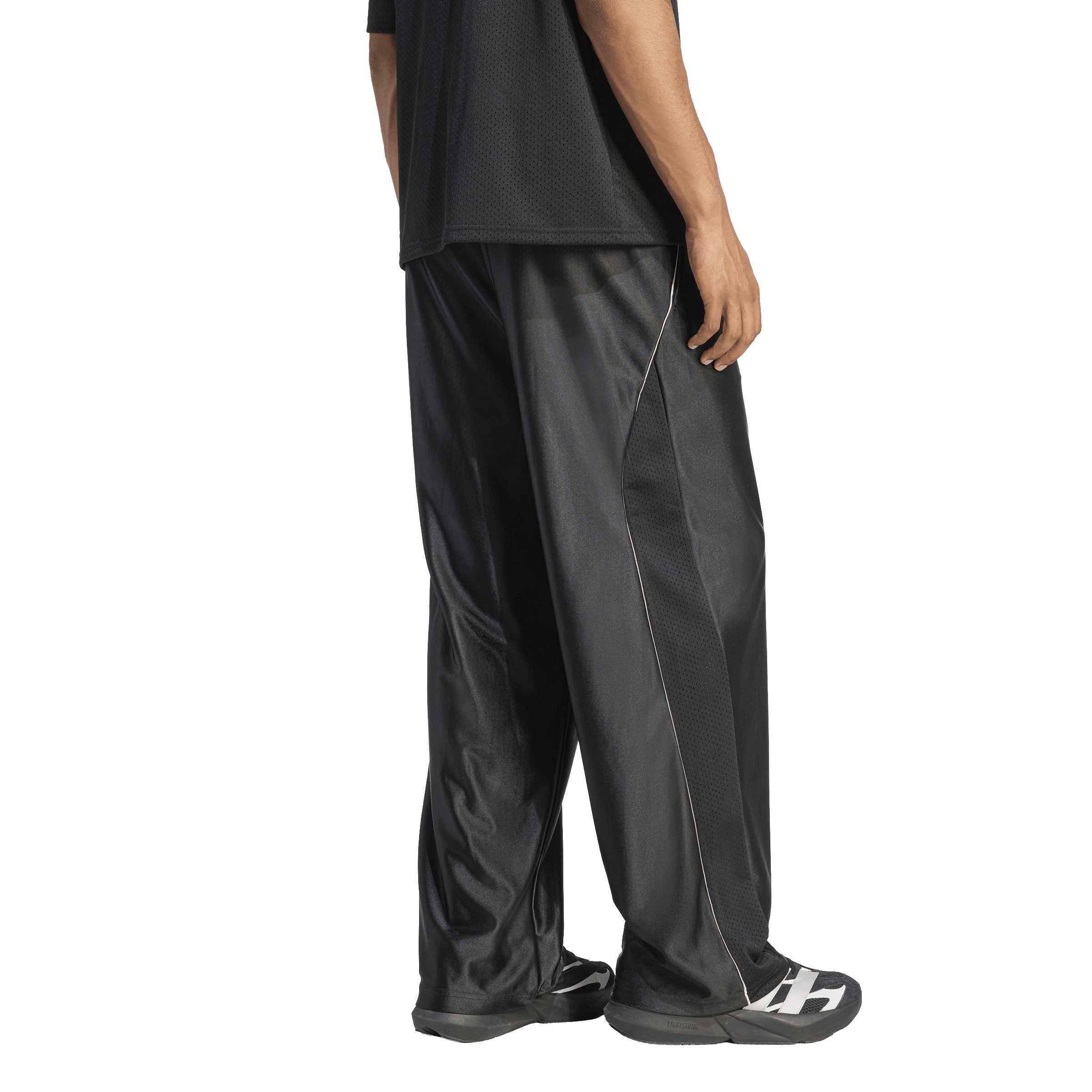 Black/Crystal L - adidas - Men's Closed Hem Fleece Joggers - 3