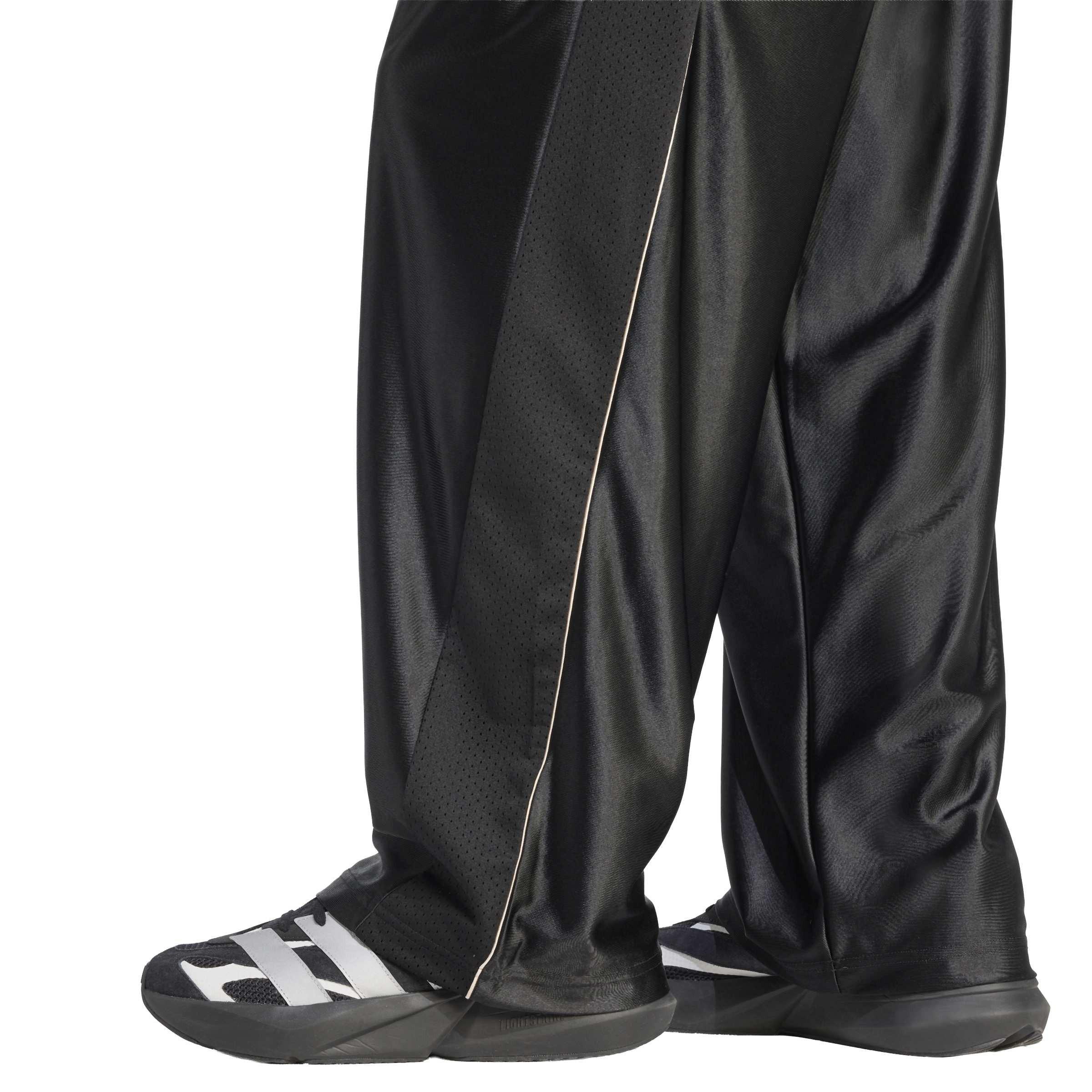 Black/Crystal L - adidas - Men's Closed Hem Fleece Joggers - 5