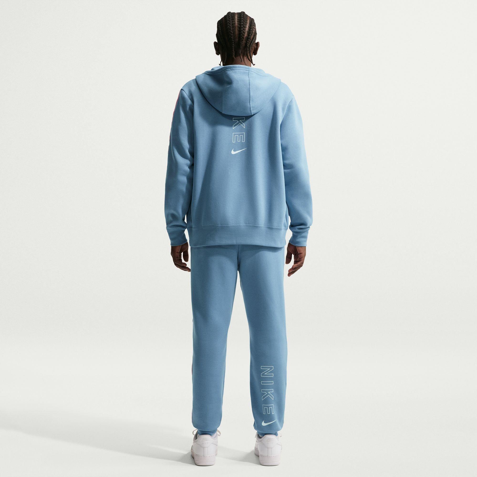 Work Blue - Nike - Men's Closed Hem Fleece Joggers - 4