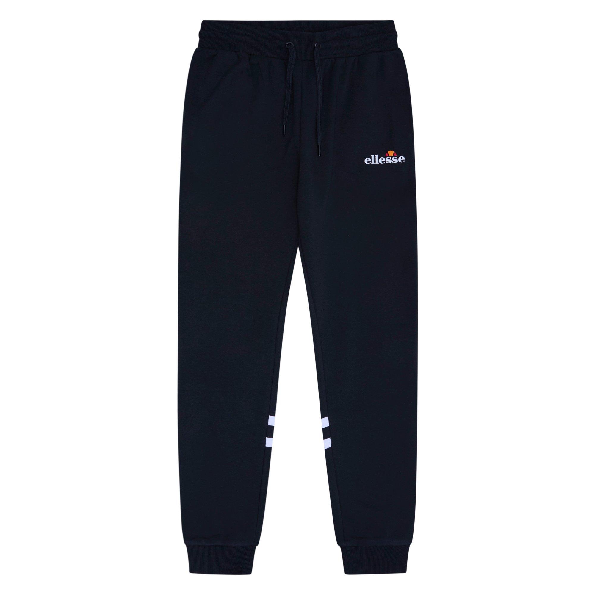 Ellesse Men's Closed Hem Fleece Joggers - Black - 2X Large