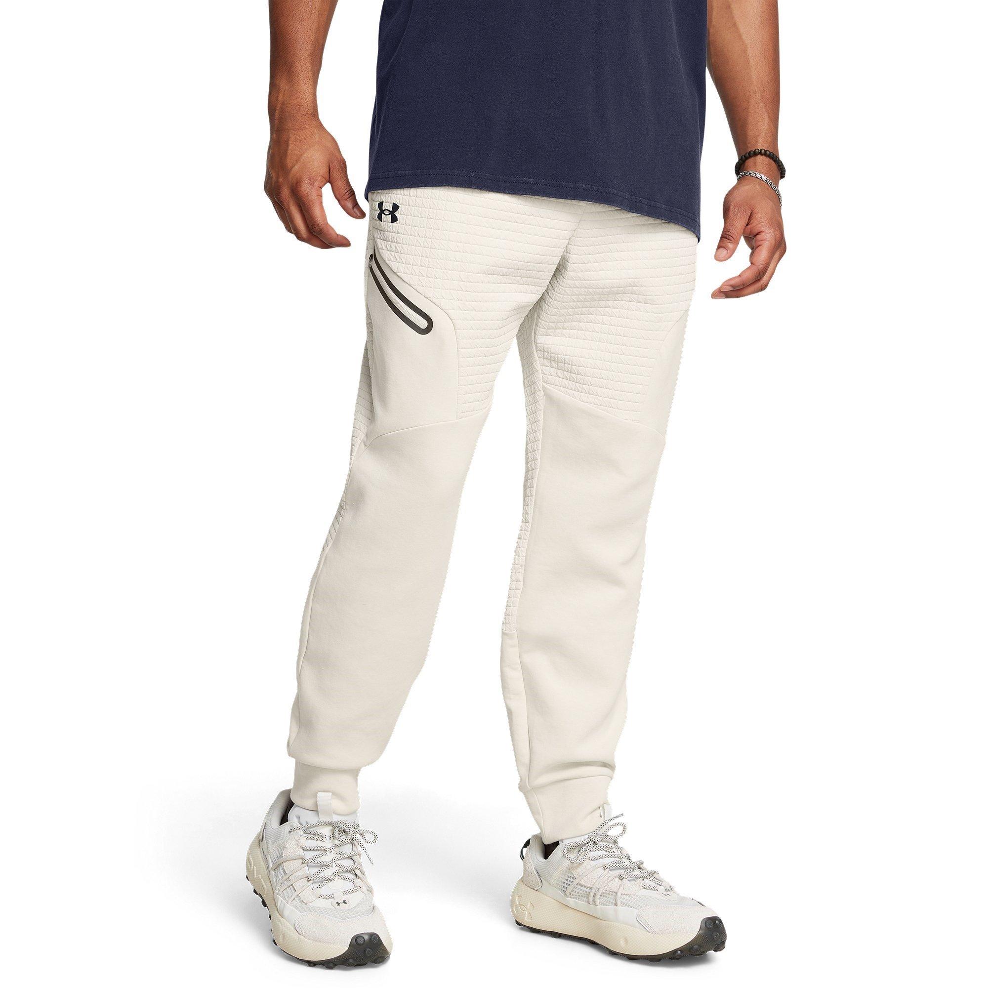 Bijela - Under Armour - Unstoppable Closed Hem Fleece Joggers - 3