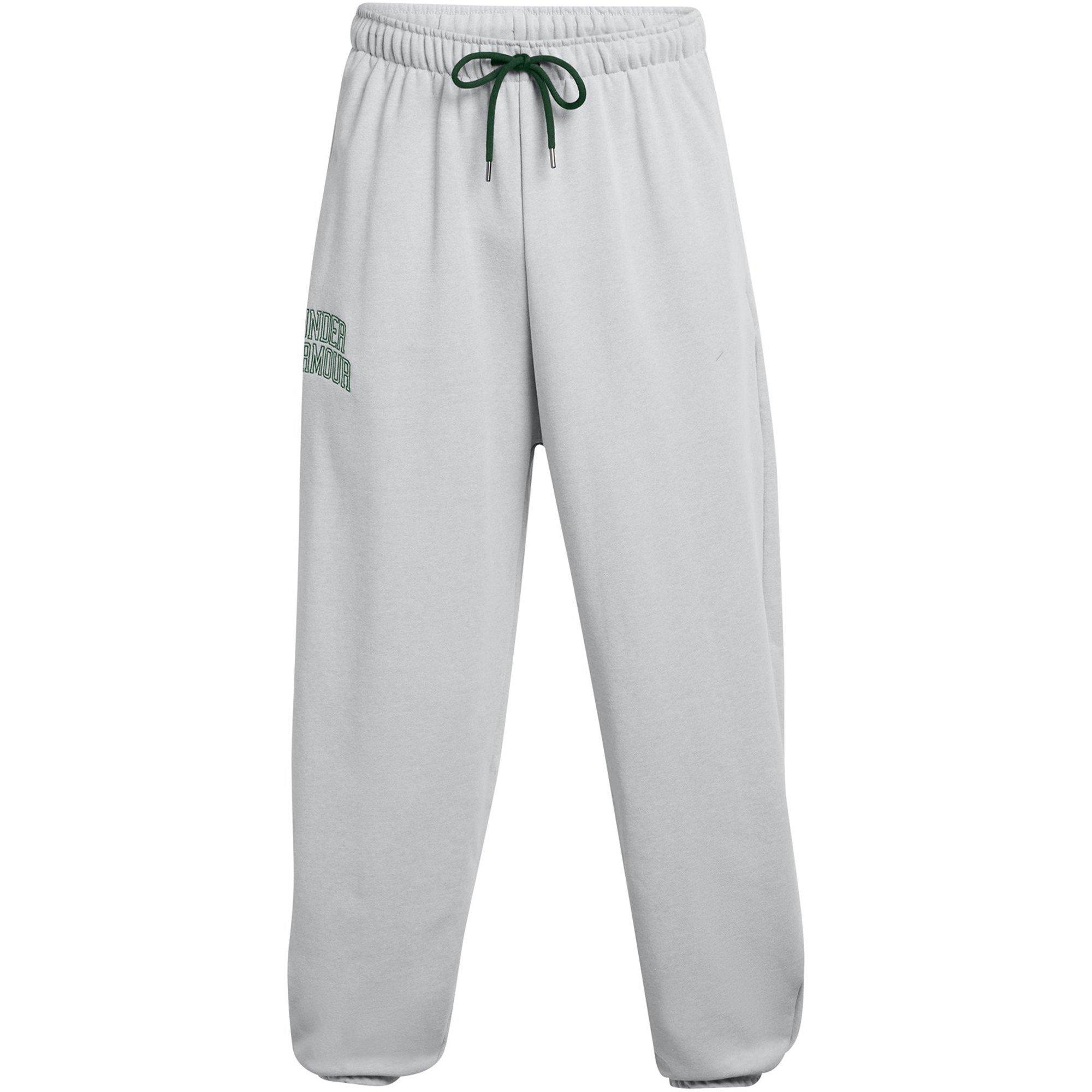 Under Armour Men's Closed Hem Fleece Terry Joggers - Grey - XS