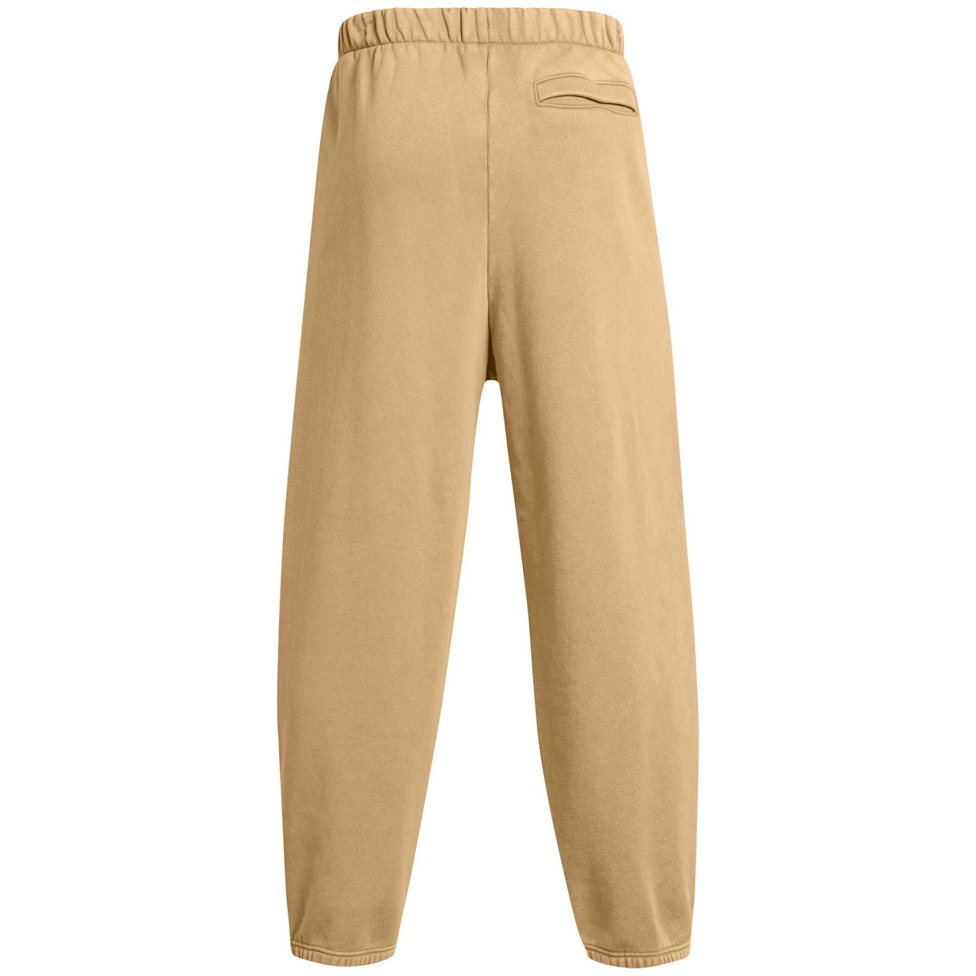 Brown - Under Armour - Icon Closed Hem Fleece Joggers - 2