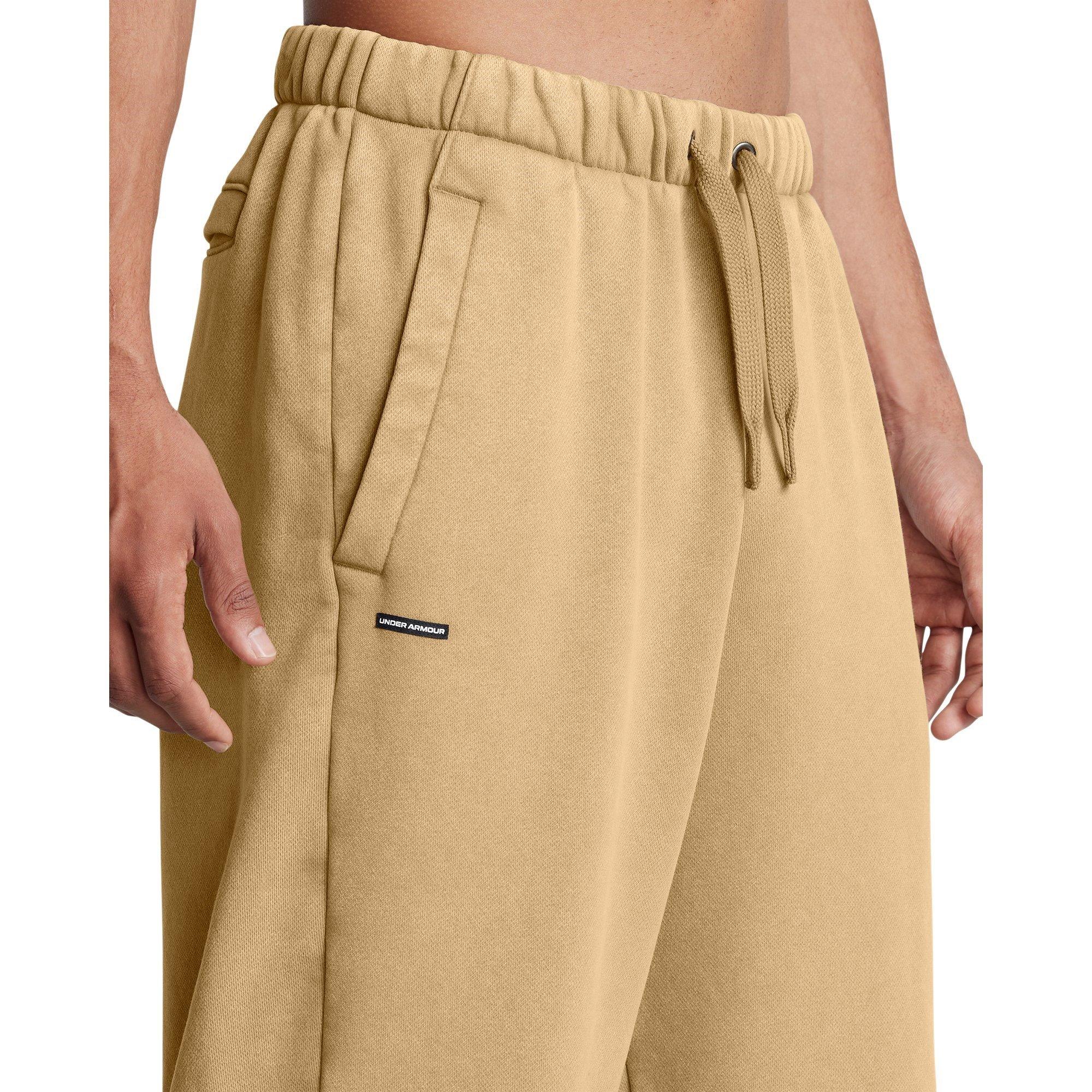 Brown - Under Armour - Icon Closed Hem Fleece Joggers - 5