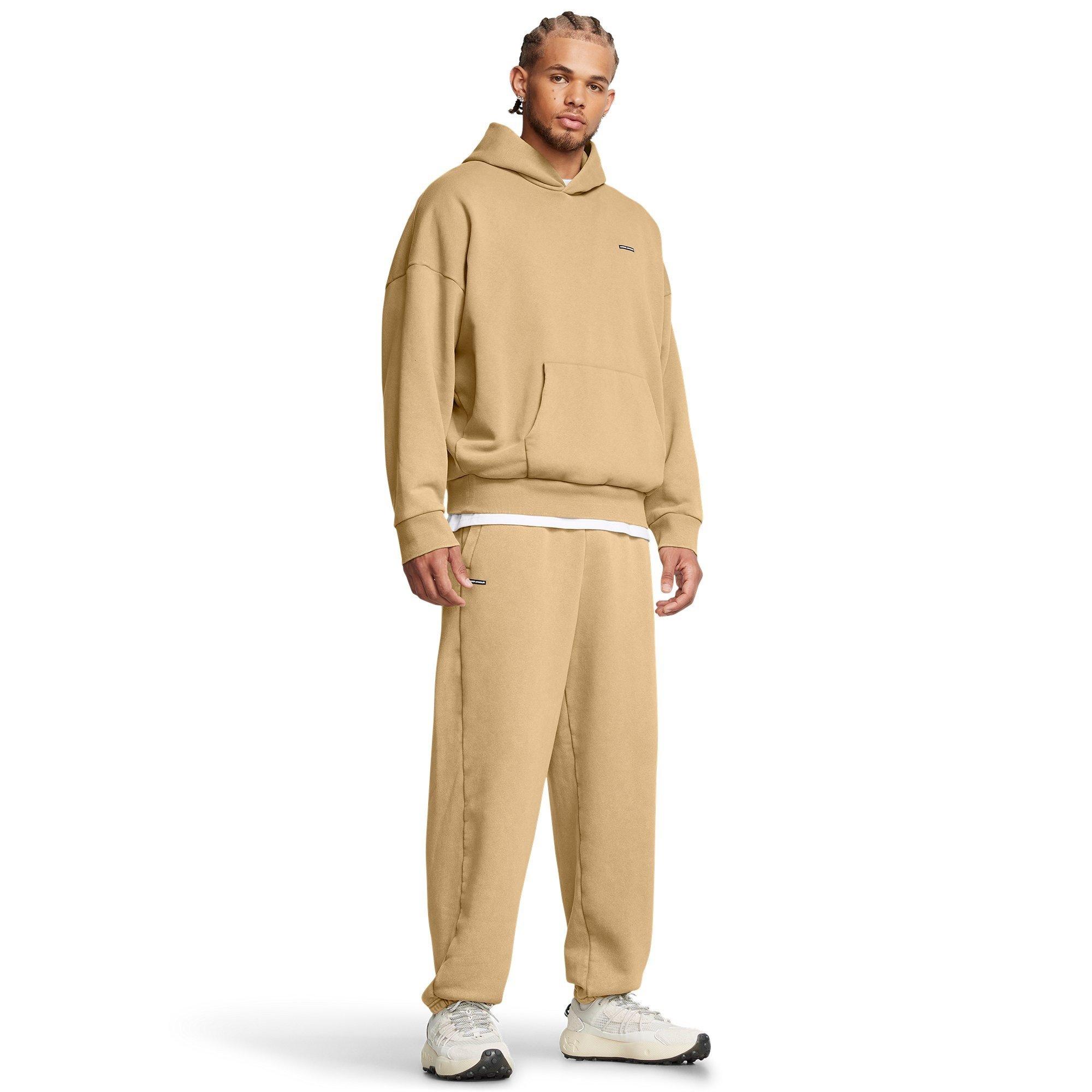 Brown - Under Armour - Icon Closed Hem Fleece Joggers - 7