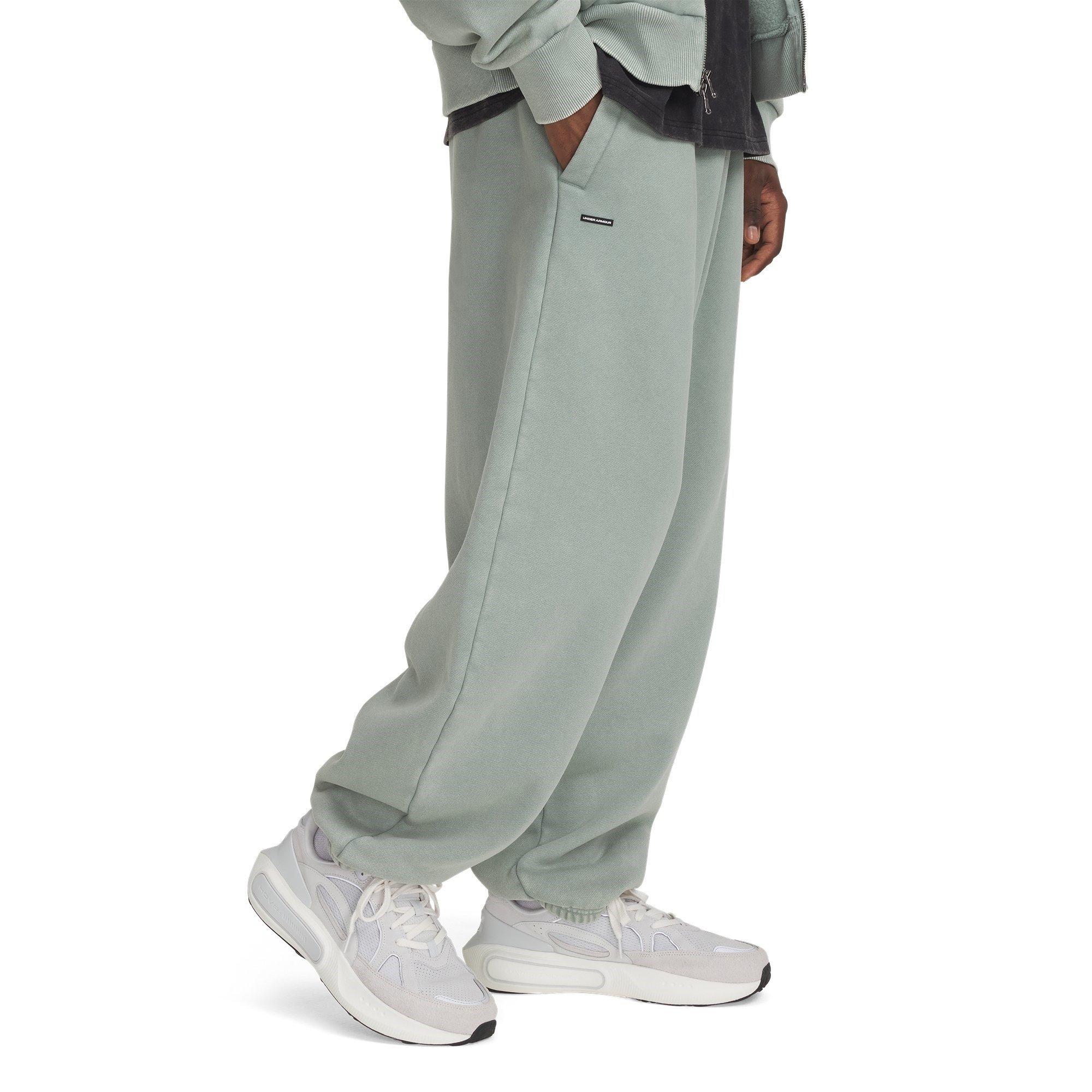 Under Armour Men's Icon Closed Hem Fleece Joggers - Green - M