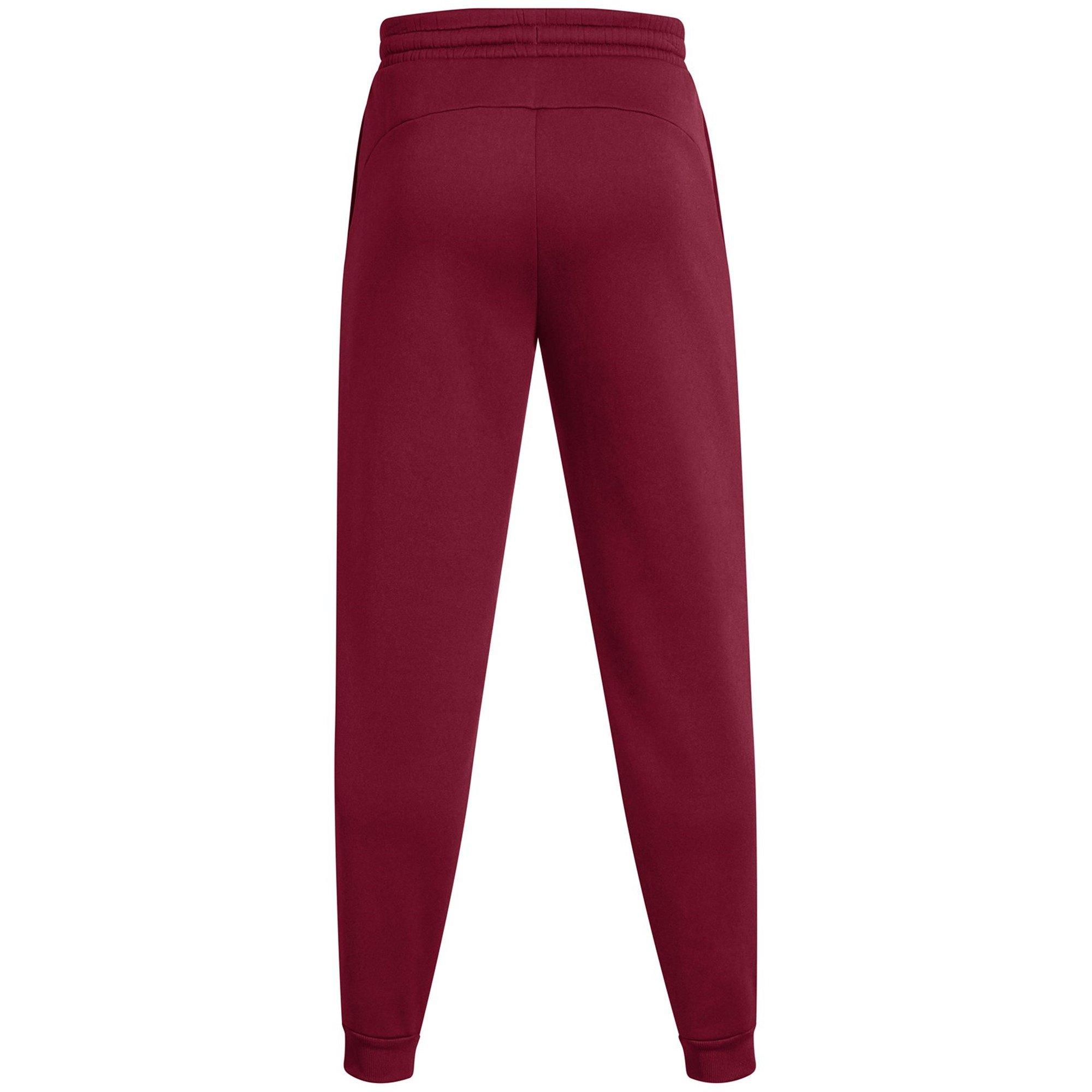 Red - Under Armour - Pro Closed Hem Fleece Joggers - 2