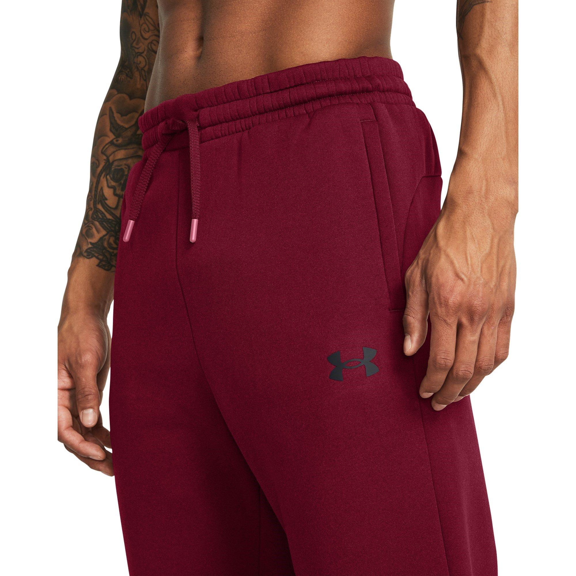Red - Under Armour - Pro Closed Hem Fleece Joggers - 6