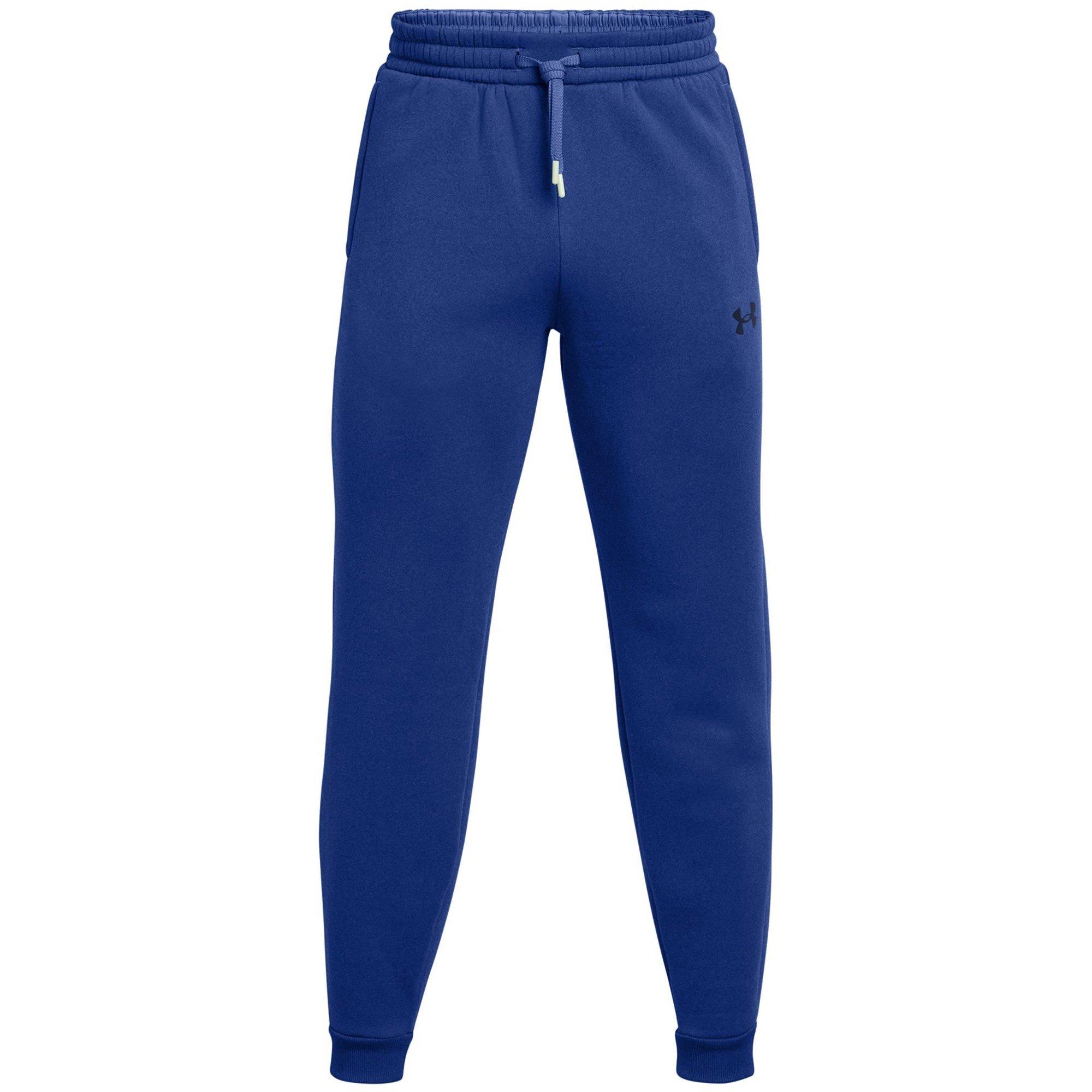 Blue - Under Armour - Men's Pro Closed Hem Fleece Joggers - 1
