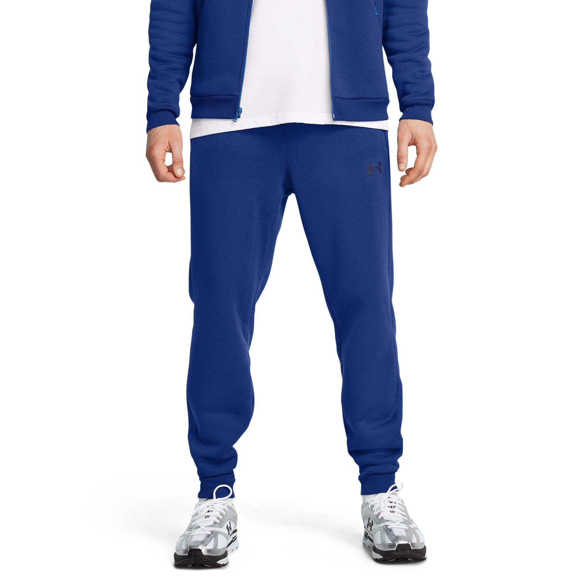Blue - Under Armour - Men's Pro Closed Hem Fleece Joggers - 3