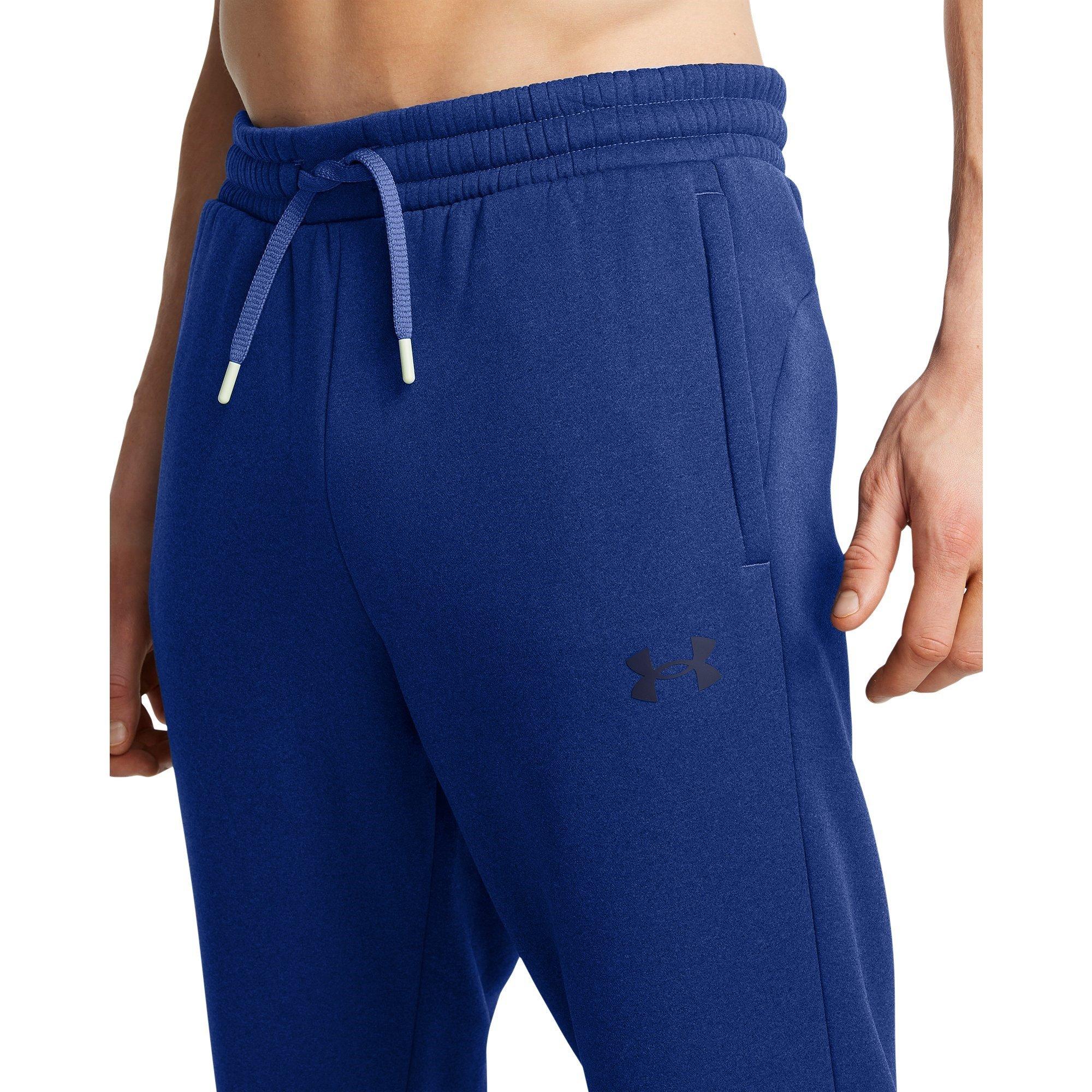 Blue - Under Armour - Men's Pro Closed Hem Fleece Joggers - 5