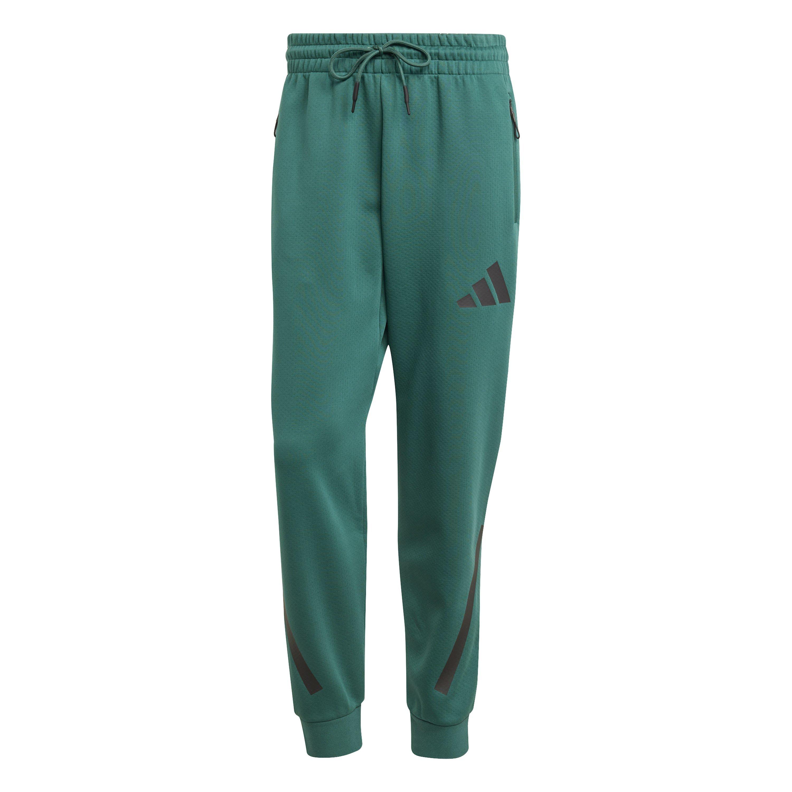 Green - adidas - Men's Closed Hem Fleece Joggers - 1