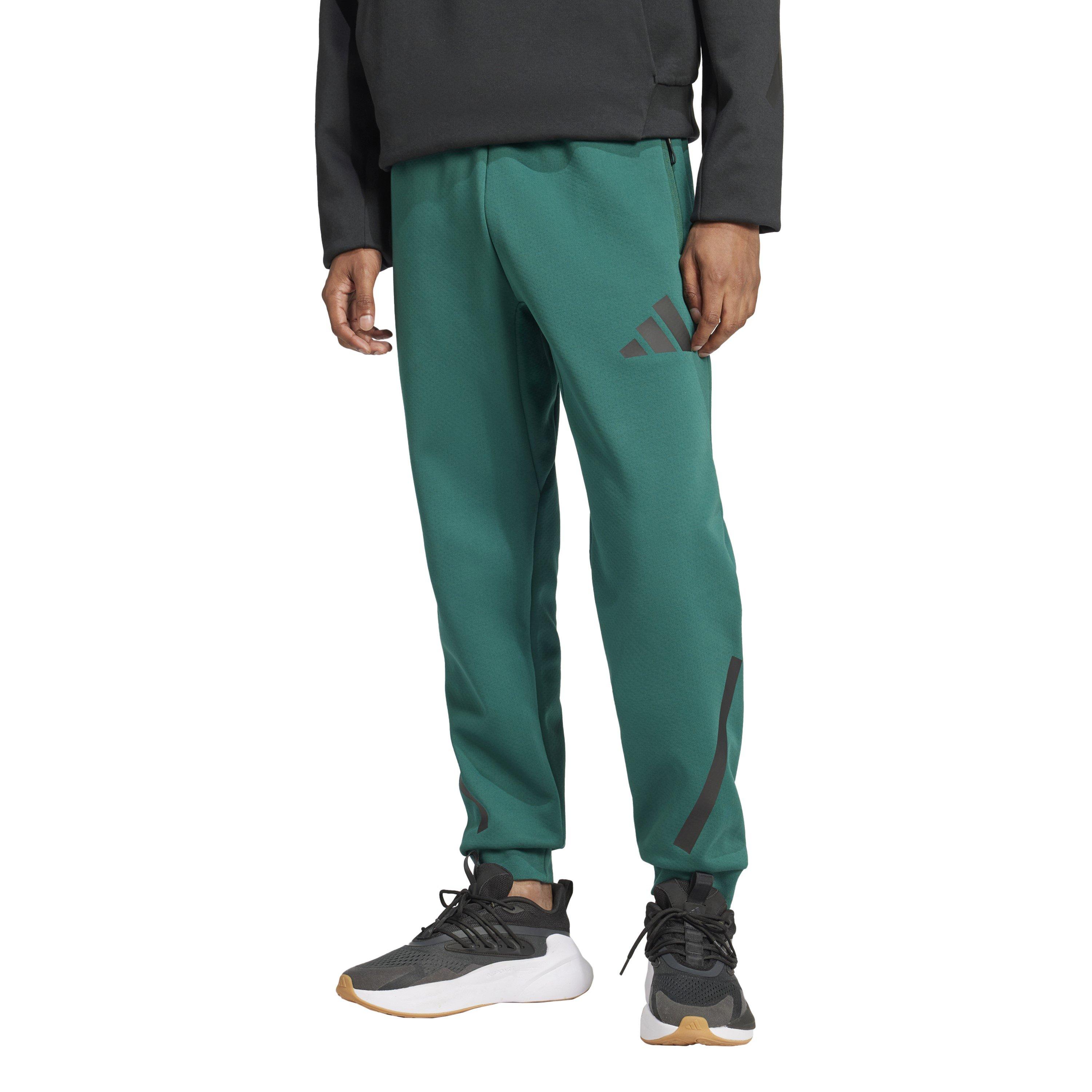 Verde - adidas - Closed Hem Fleece Joggers - 2