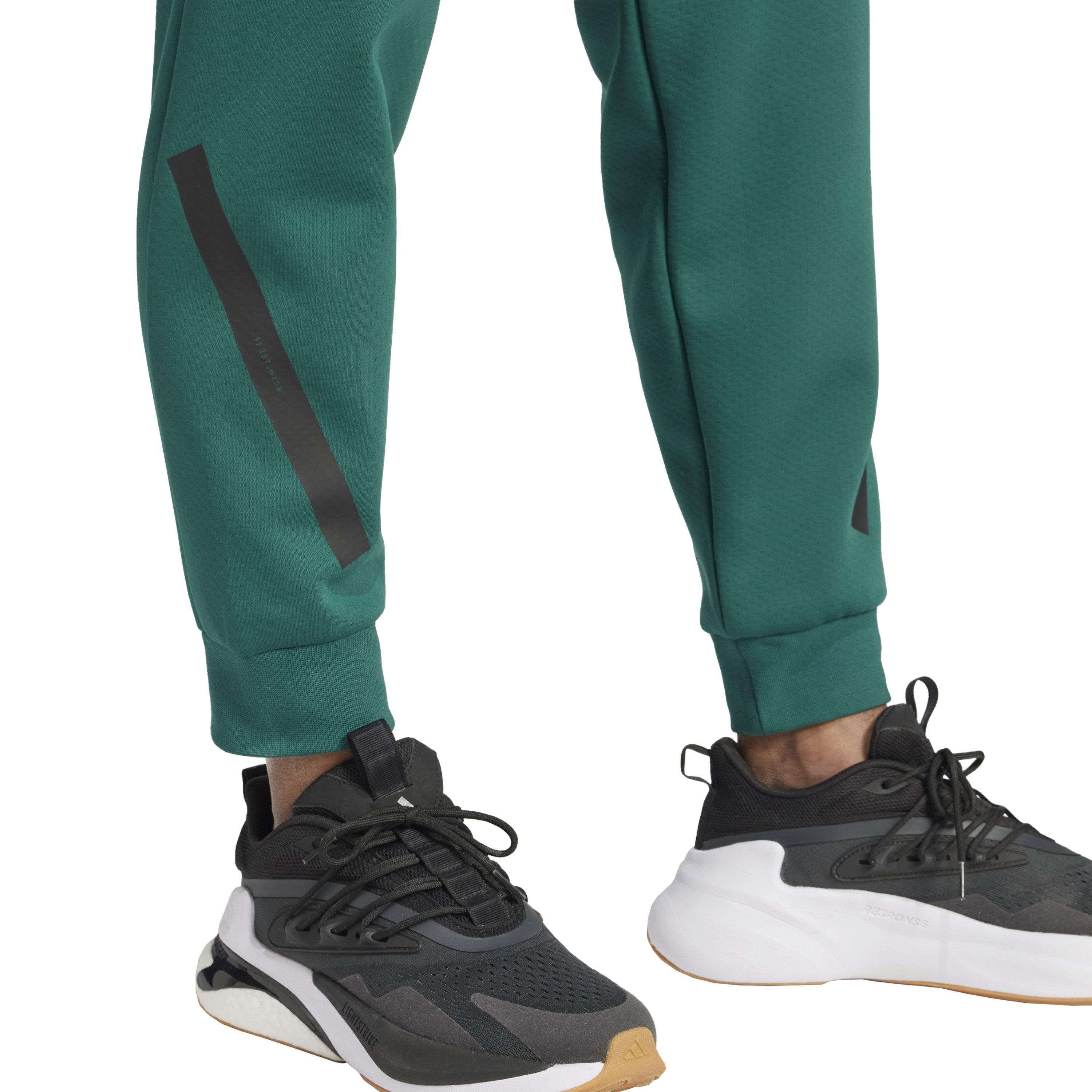 Verde - adidas - Closed Hem Fleece Joggers - 5