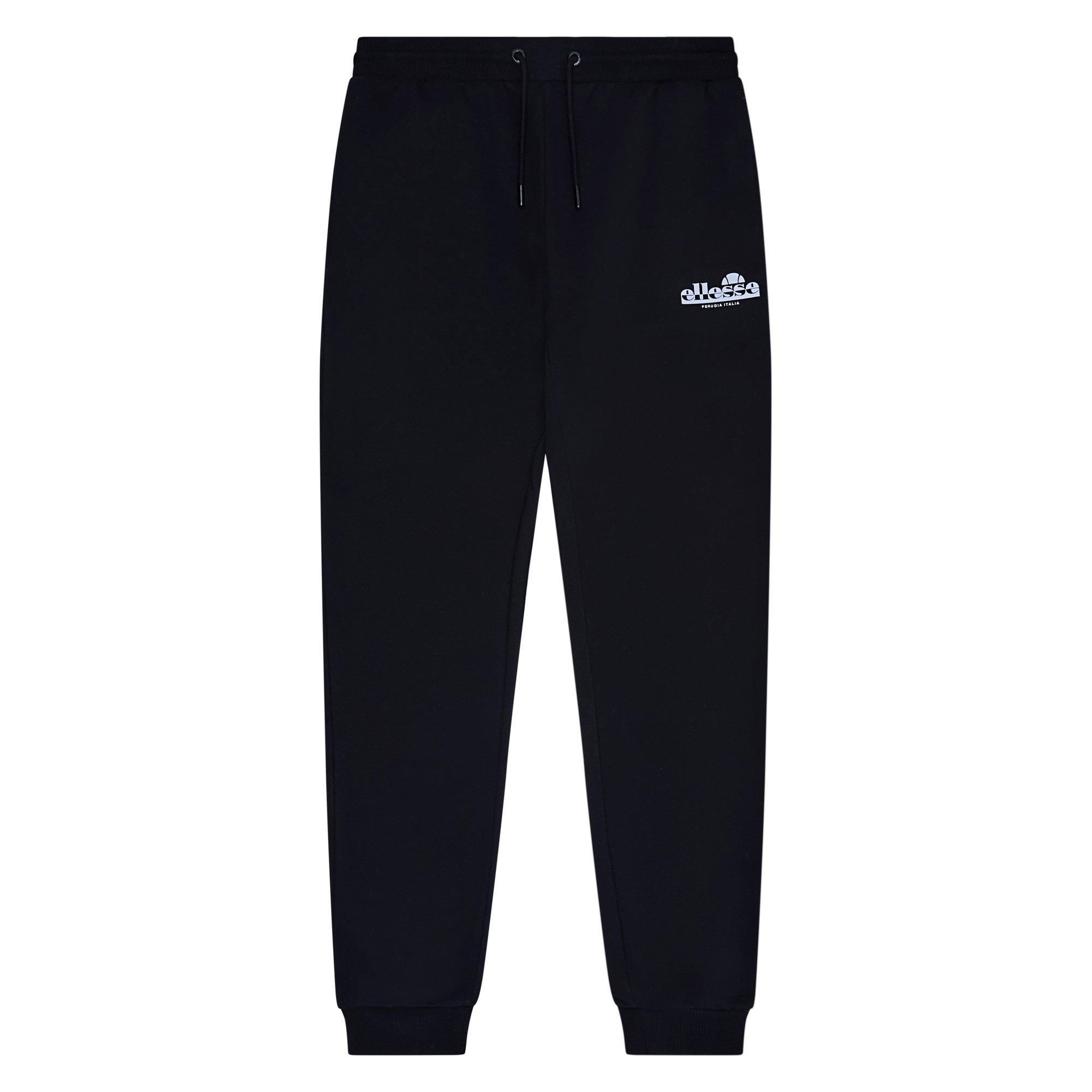 Ellesse Men's Closed Hem Fleece Joggers - Black - Large