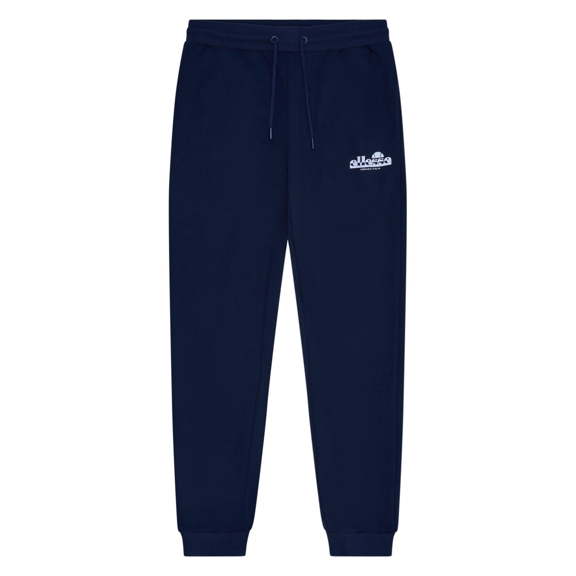 Ellesse Men's Closed Hem Fleece Joggers - Navy - Large
