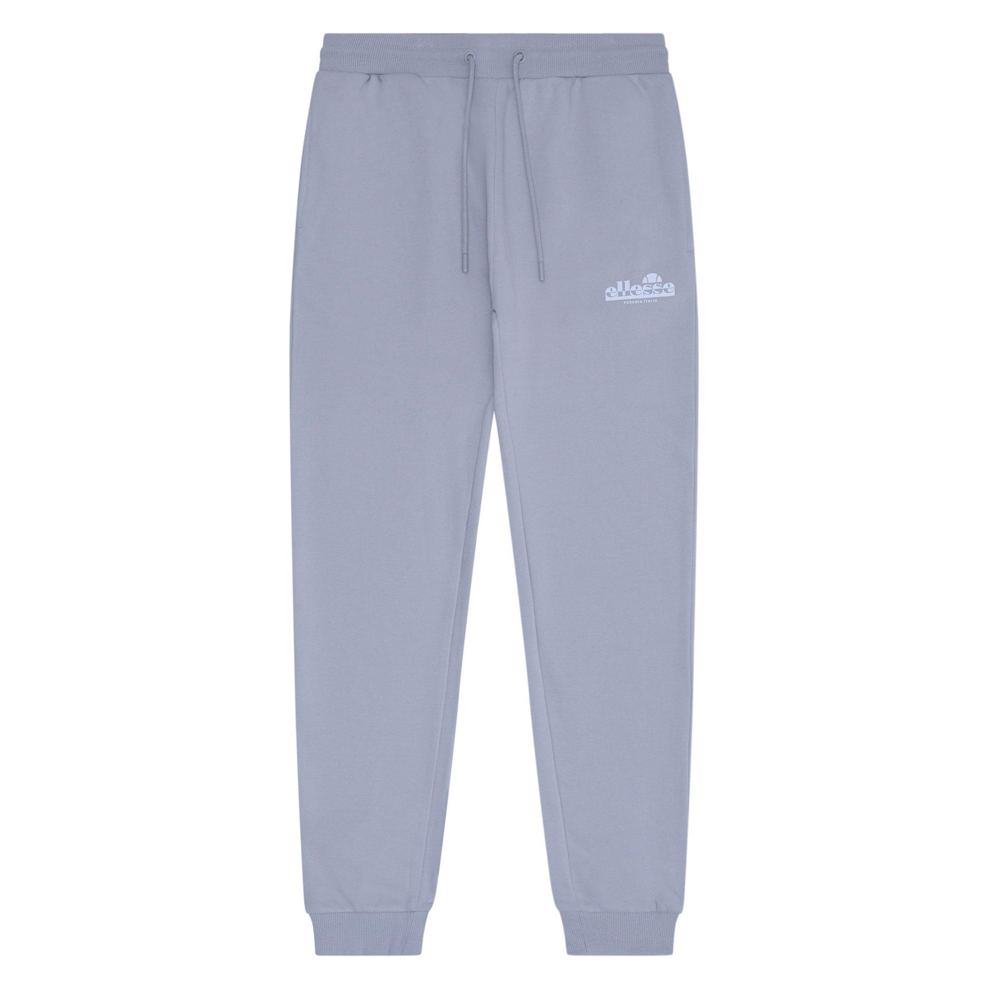 Ellesse Men's Closed Hem Fleece Joggers - Light Grey - Small